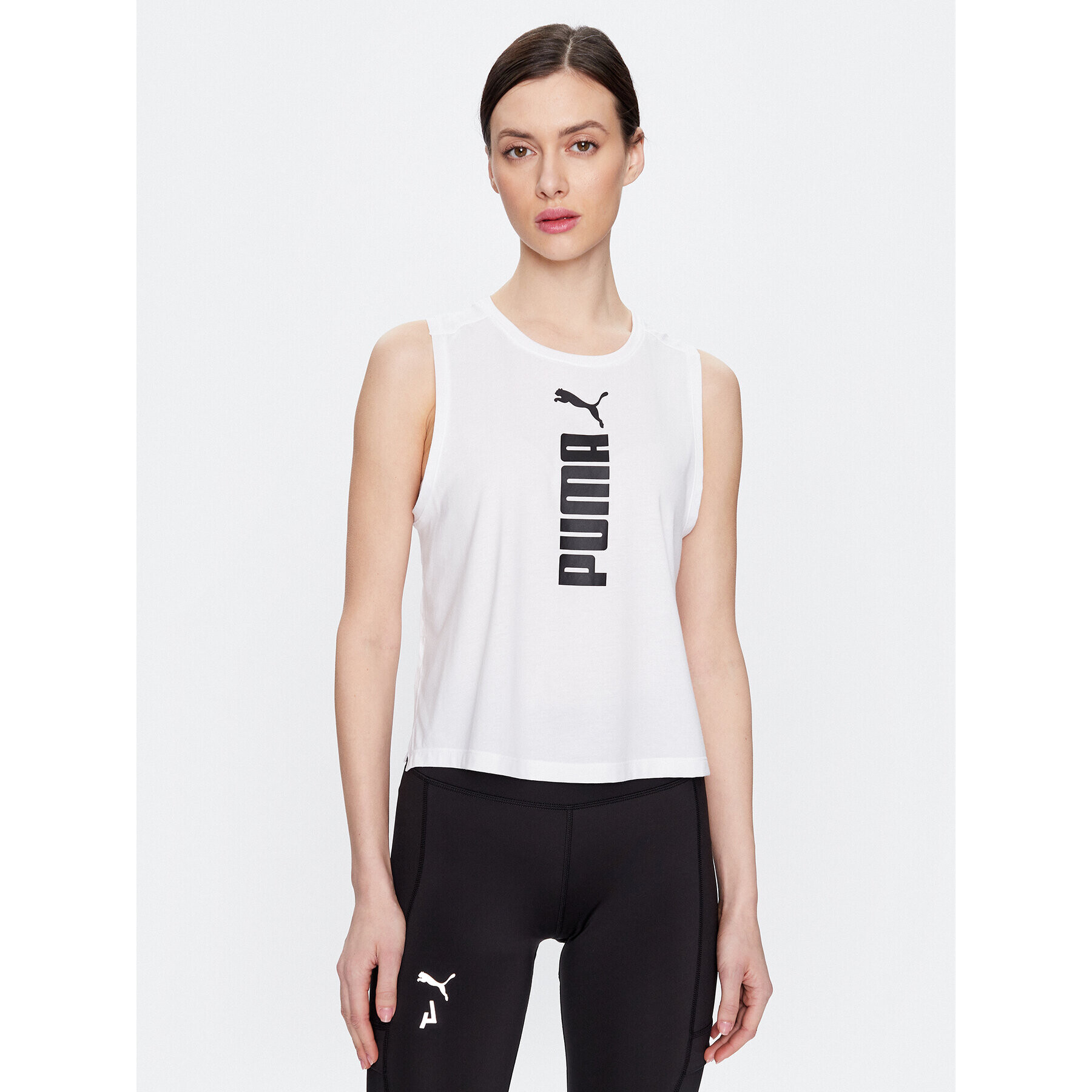 Puma топ Fit 523080 Бял Regular Fit - Pepit.bg