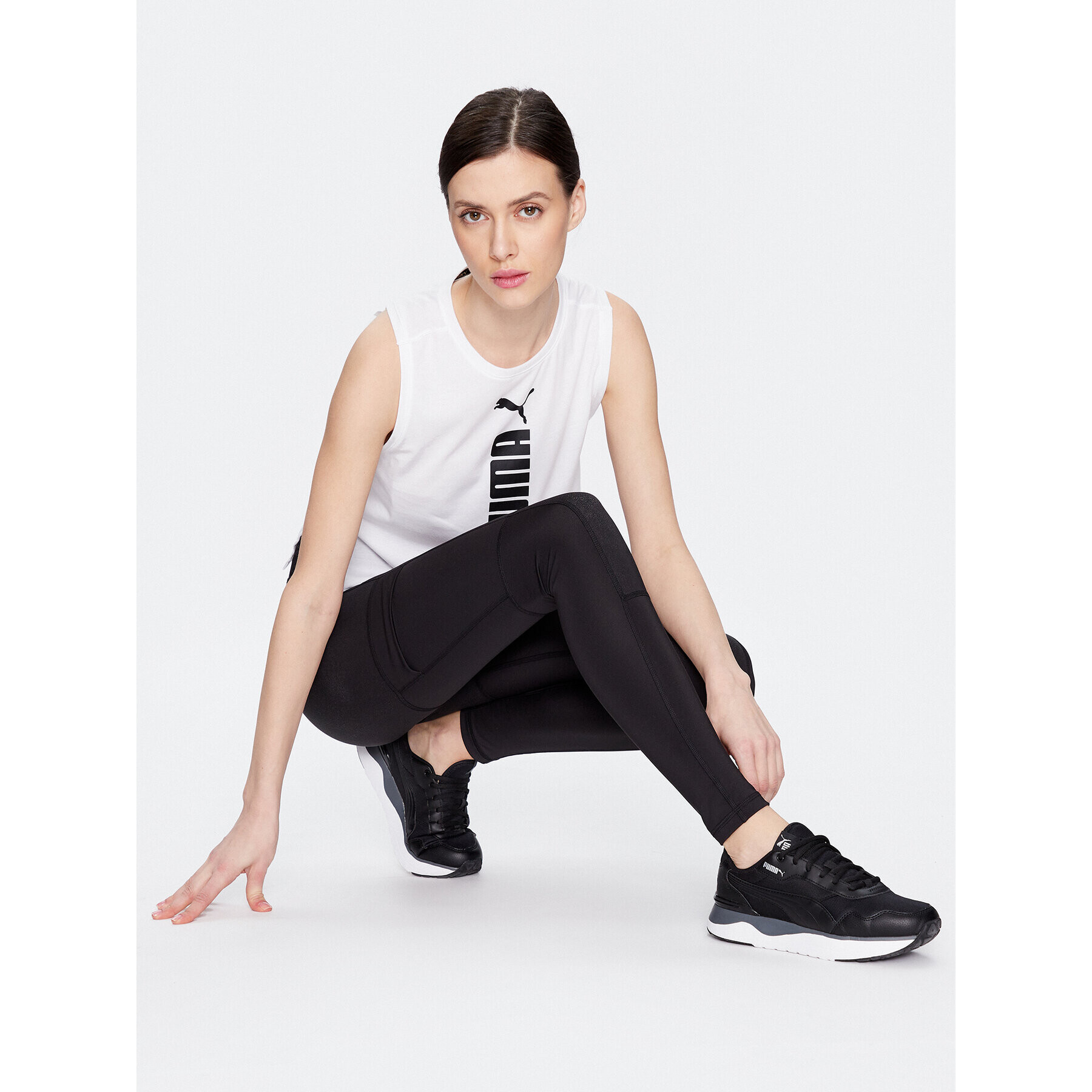 Puma топ Fit 523080 Бял Regular Fit - Pepit.bg