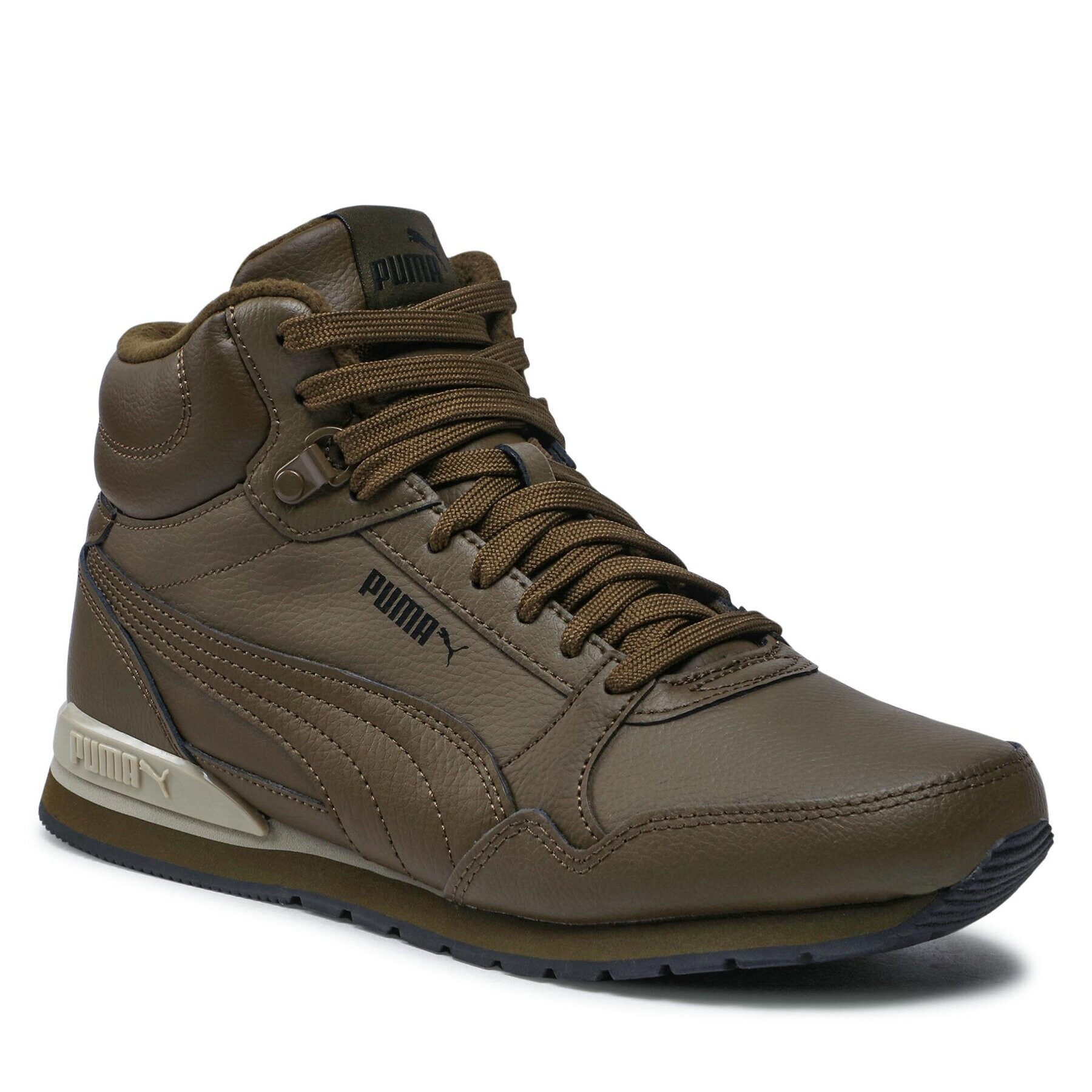 Puma Зимни обувки St Runner V3 Mid L 387638 03 Каки - Pepit.bg