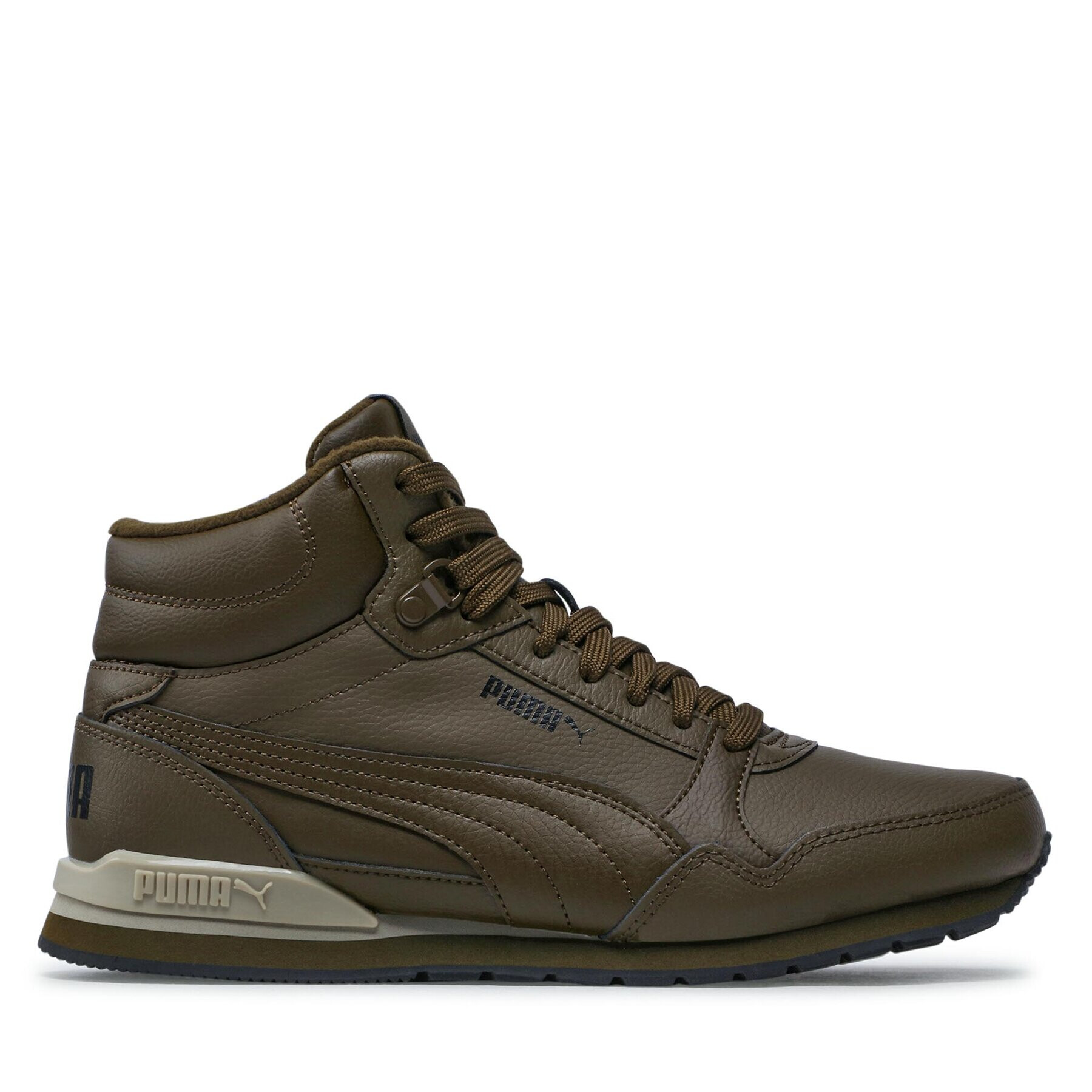 Puma Зимни обувки St Runner V3 Mid L 387638 03 Каки - Pepit.bg