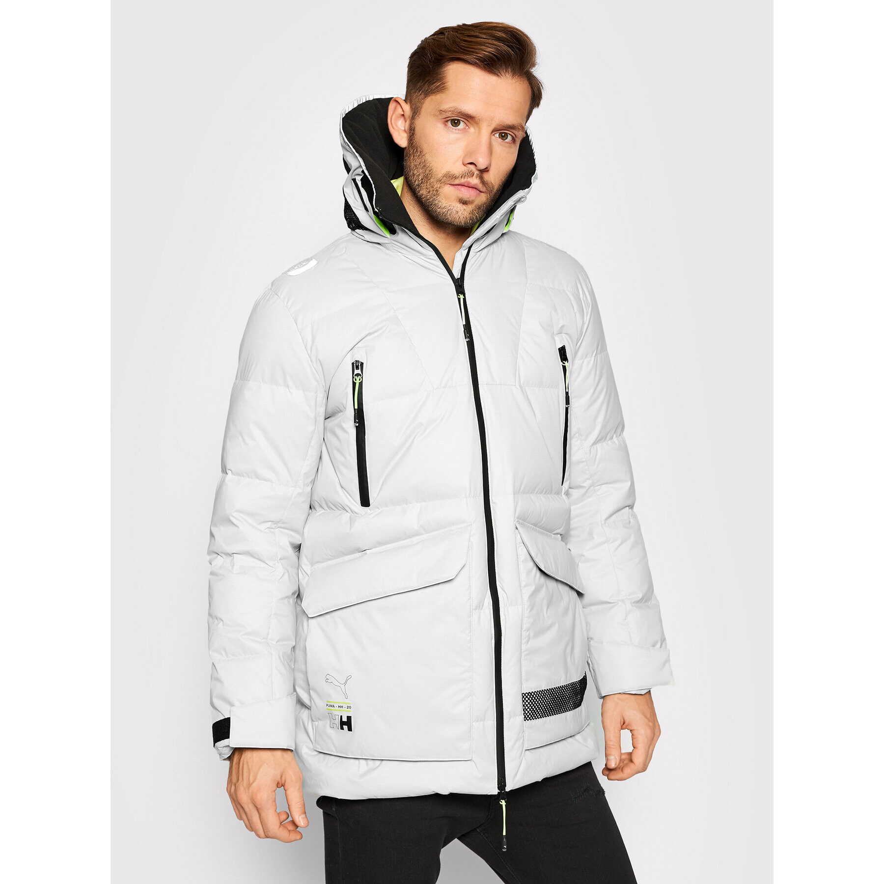 Puma Зимно яке HELLY HANSEN Tech Winter 598276 Сив Regular Fit - Pepit.bg