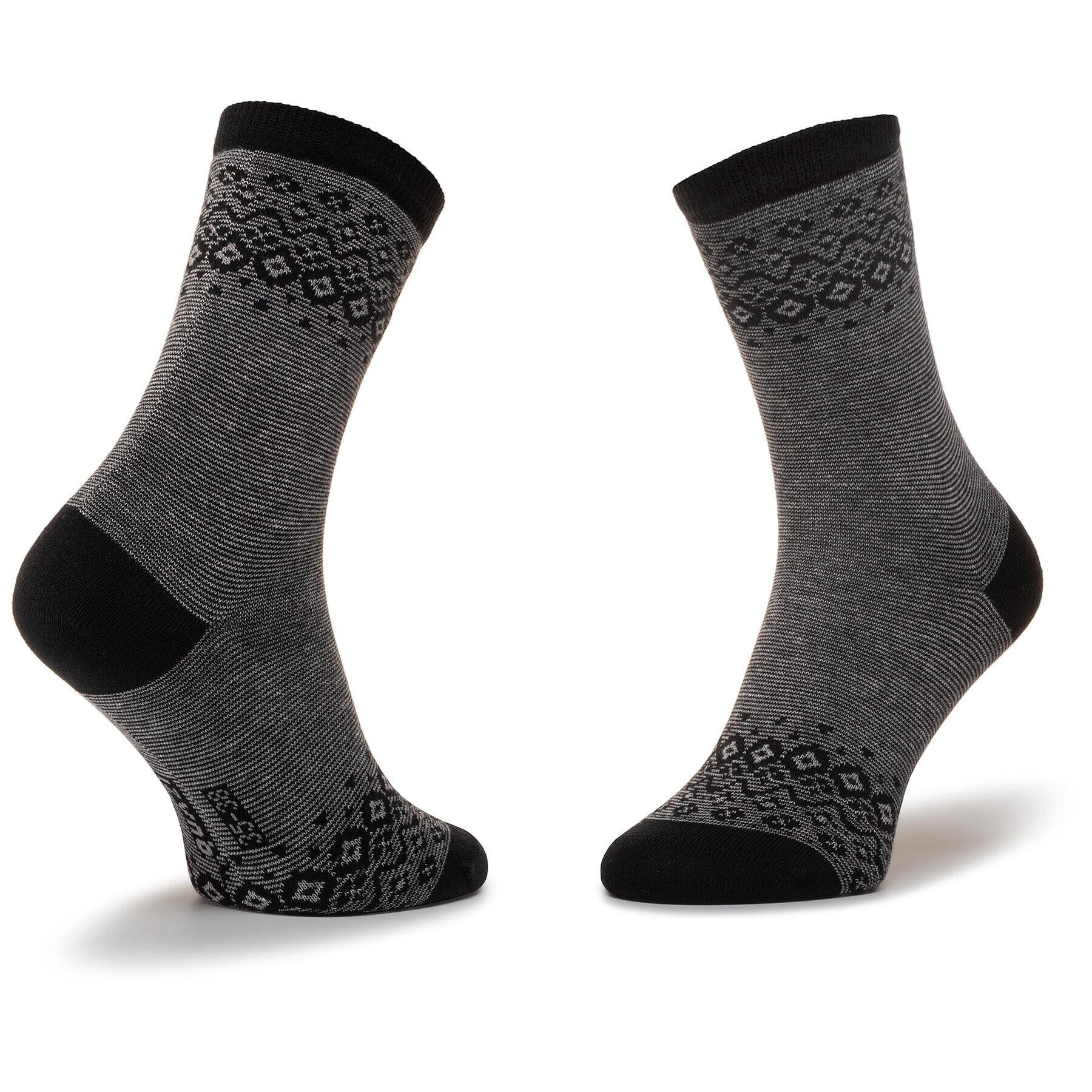 QUAZI Комплект 3 чифта дълги чорапи дамски QZ-SOCKS-65-04-WOMAN-004 Черен - Pepit.bg