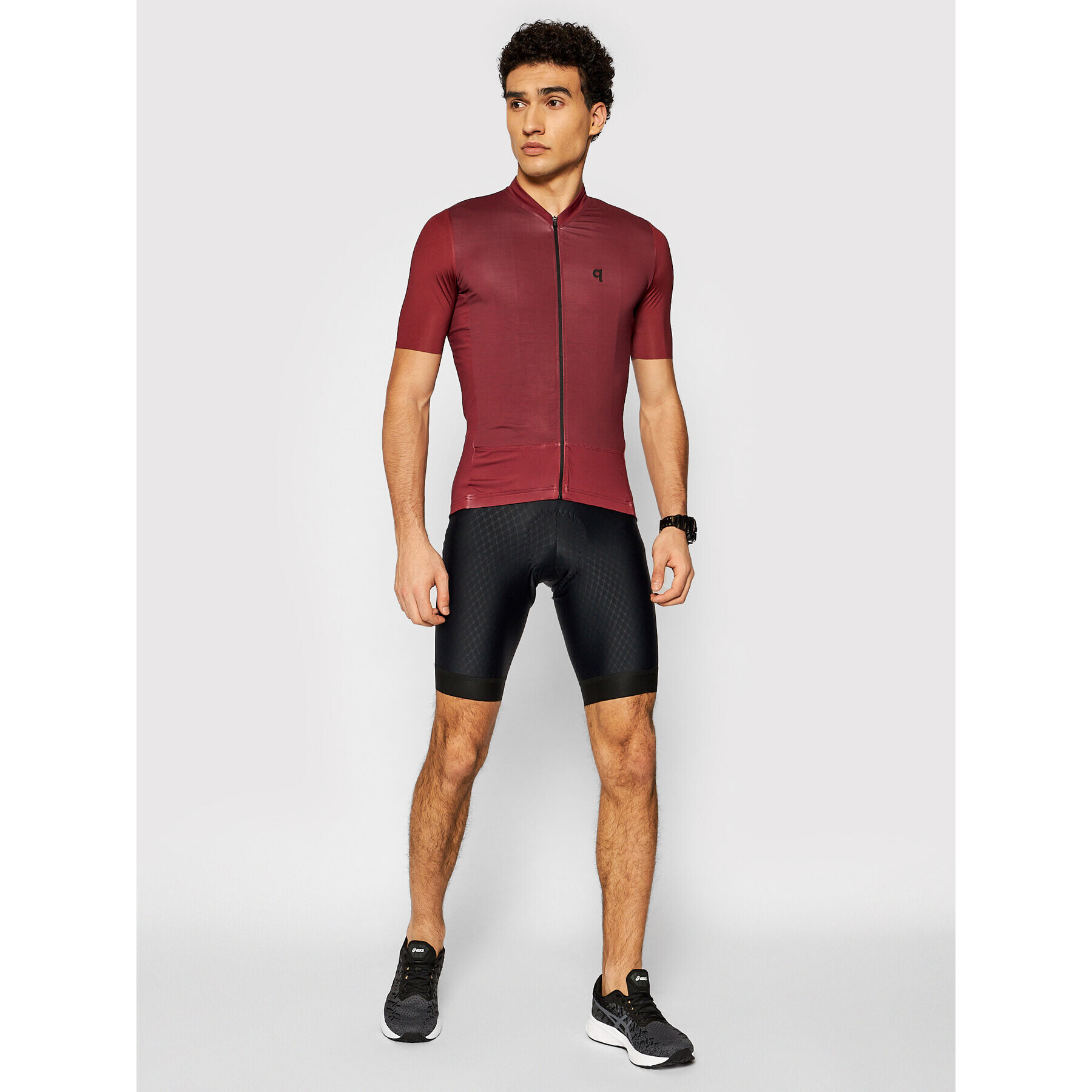 Quest Колоездачна тениска Adventure Бордо Slim Fit - Pepit.bg
