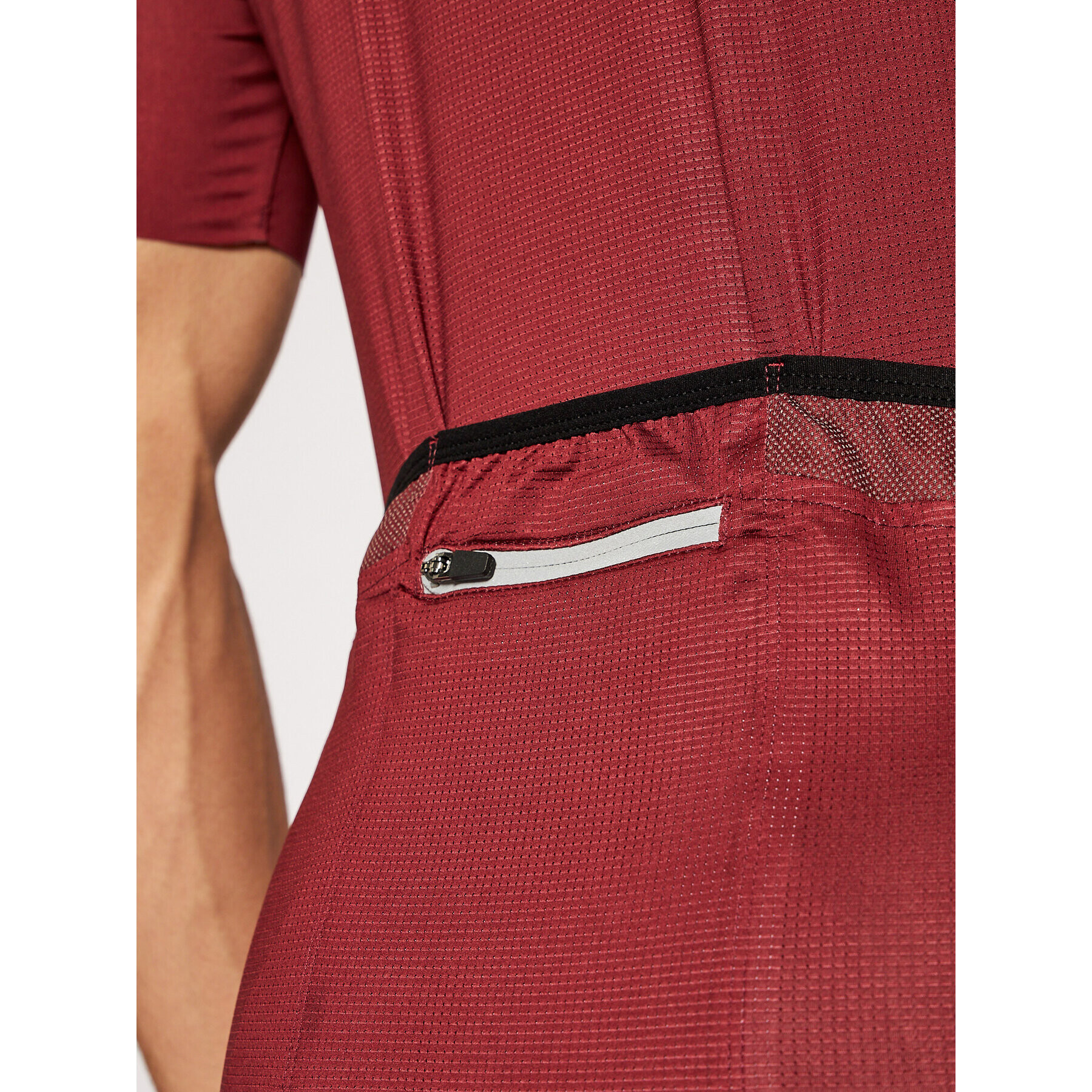 Quest Колоездачна тениска Adventure Бордо Slim Fit - Pepit.bg