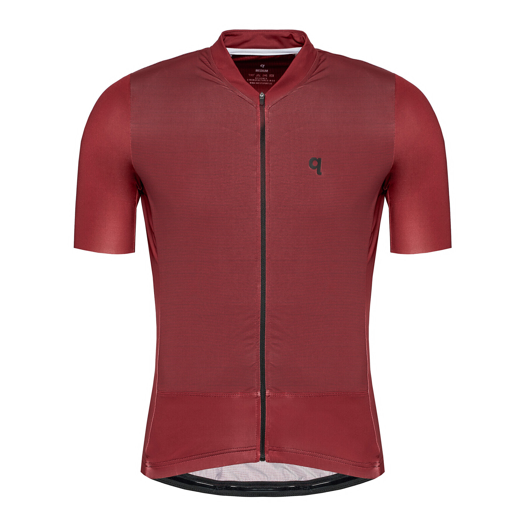 Quest Колоездачна тениска Adventure Бордо Slim Fit - Pepit.bg