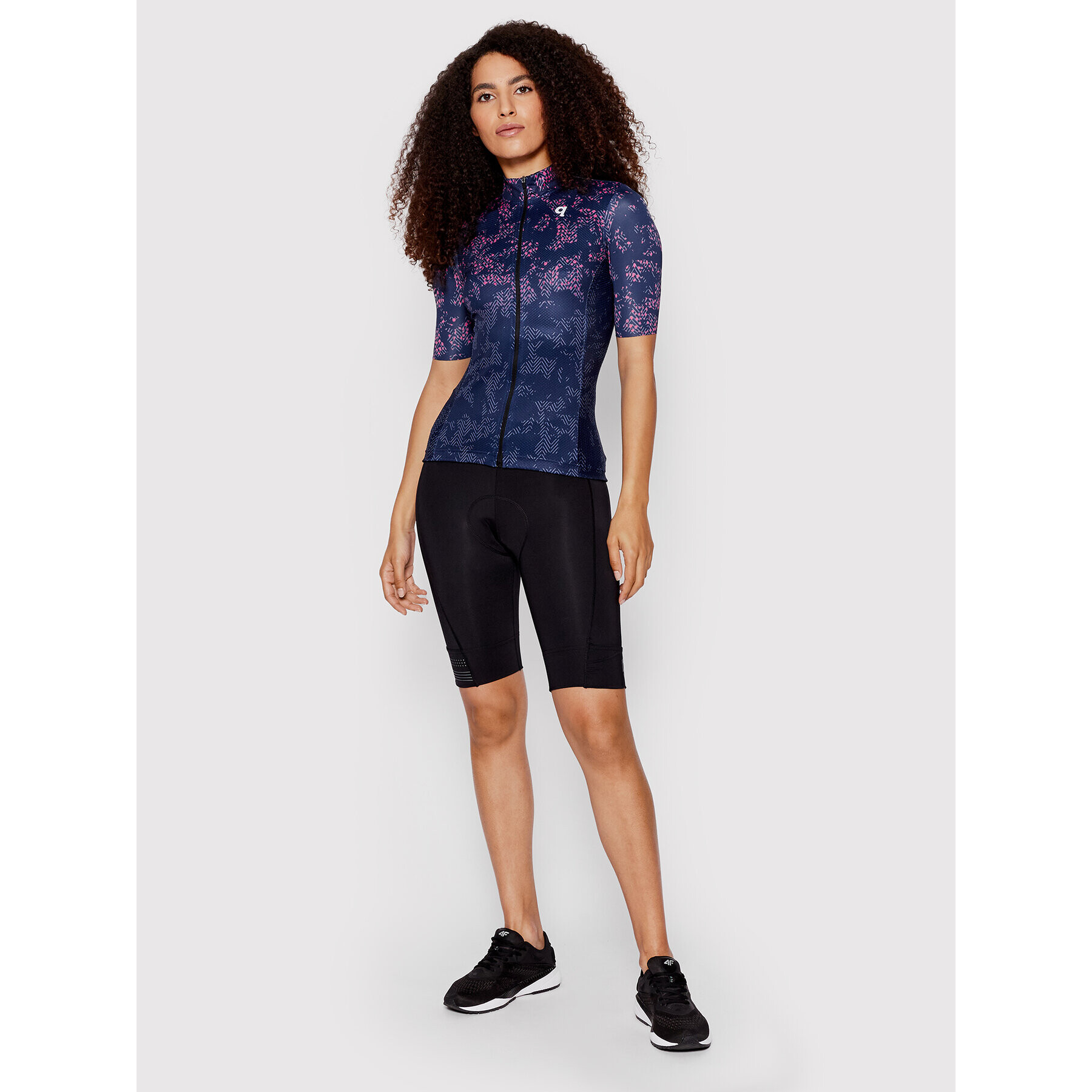 Quest Колоездачна тениска Deep Виолетов Slim Fit - Pepit.bg