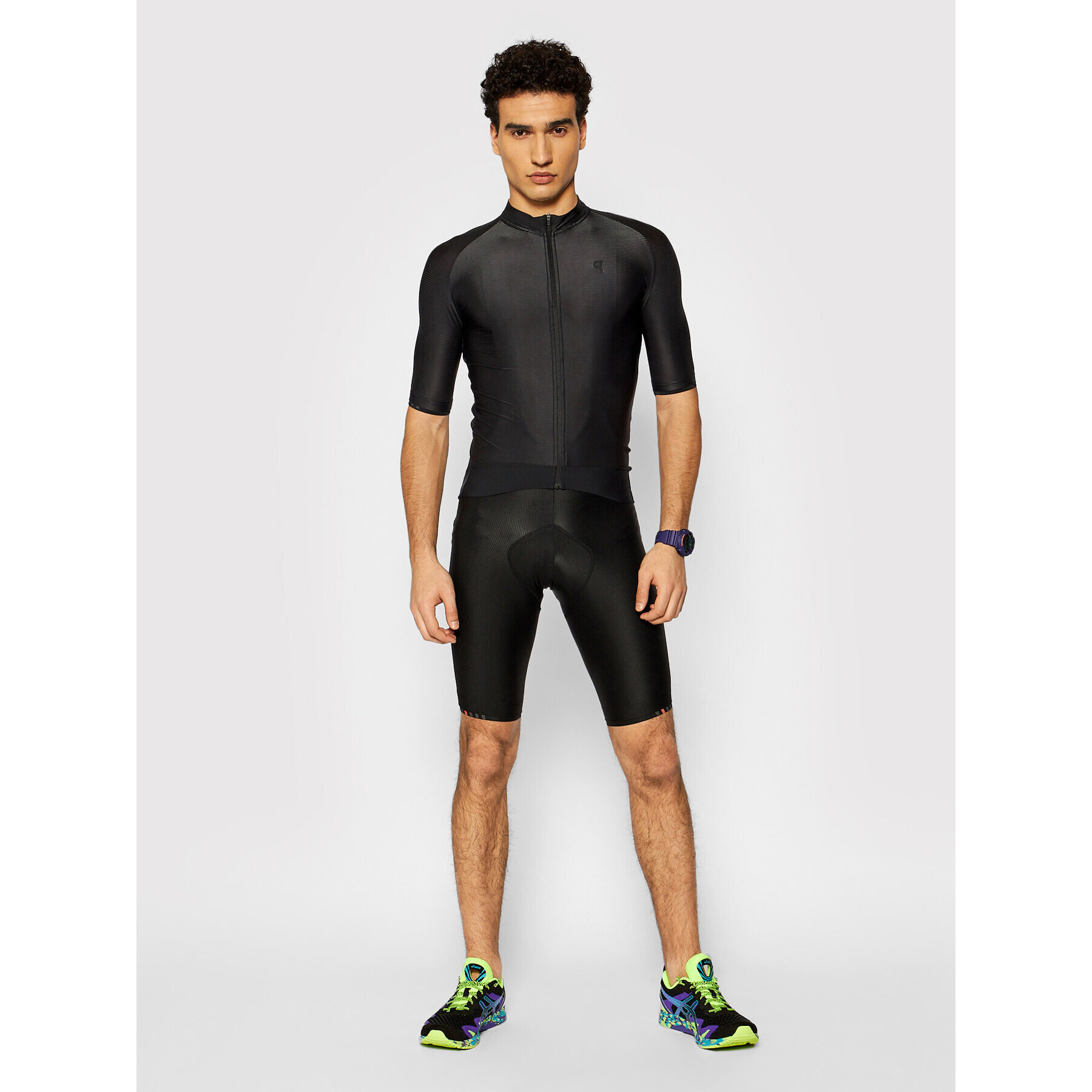 Quest Колоездачна тениска Stone Черен Slim Fit - Pepit.bg