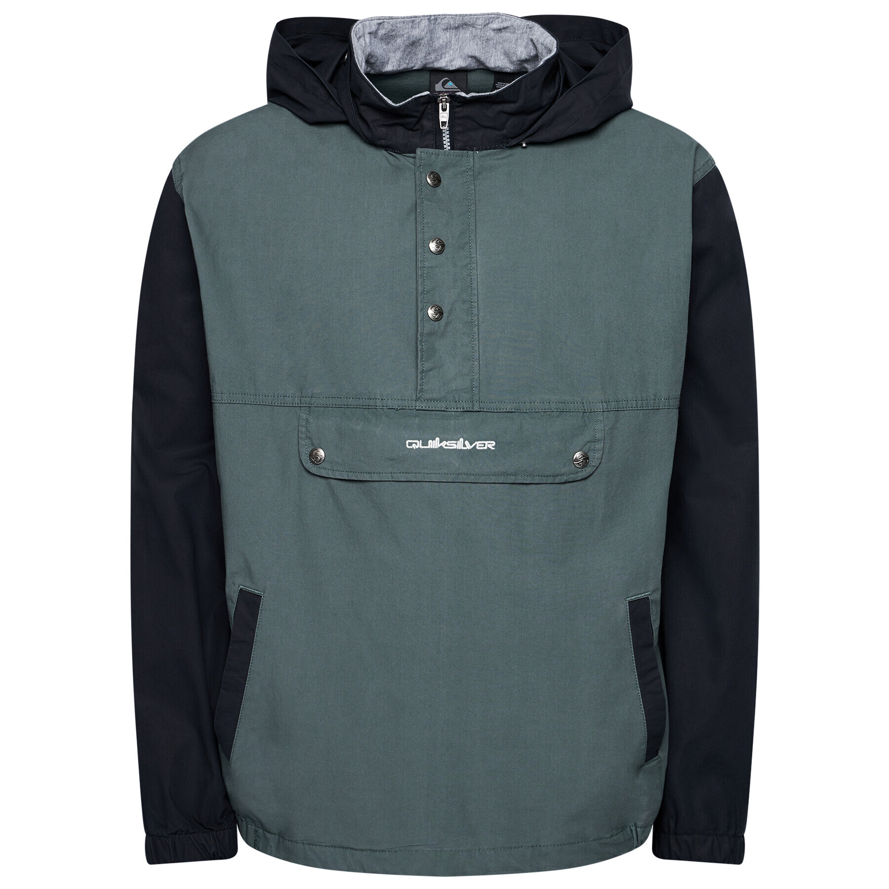 Quiksilver Анорак Jump Up EQYJK03657 Зелен Regular Fit - Pepit.bg