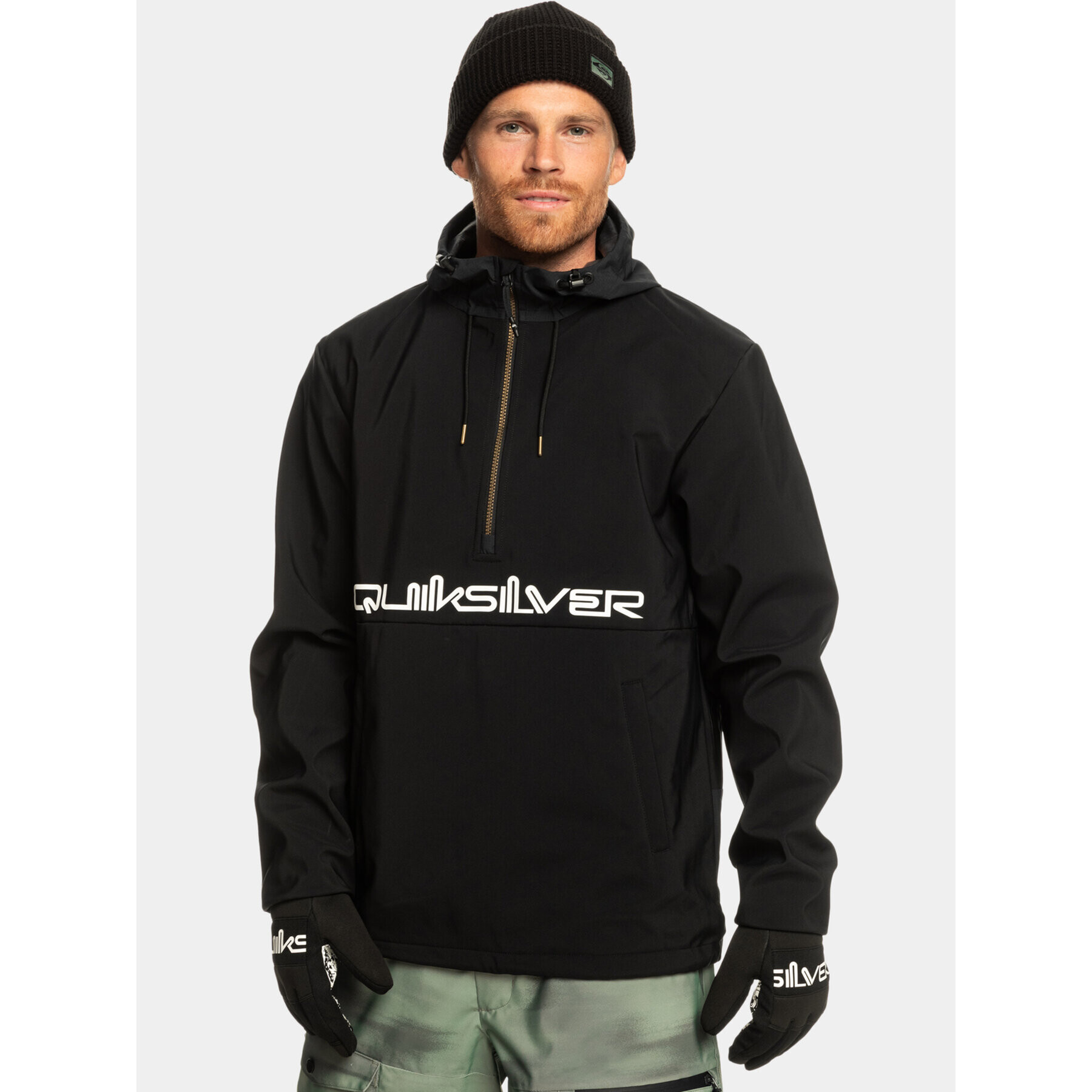 Quiksilver Анорак Live For The Ri EQYFT04835 Черен Regular Fit - Pepit.bg