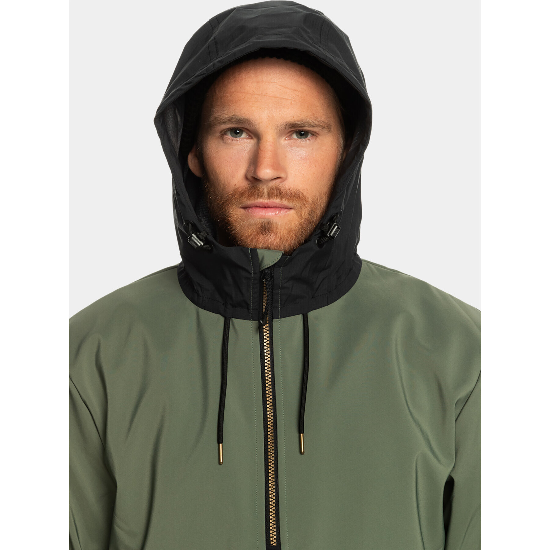 Quiksilver Анорак Live For The Ri EQYFT04835 Зелен Regular Fit - Pepit.bg