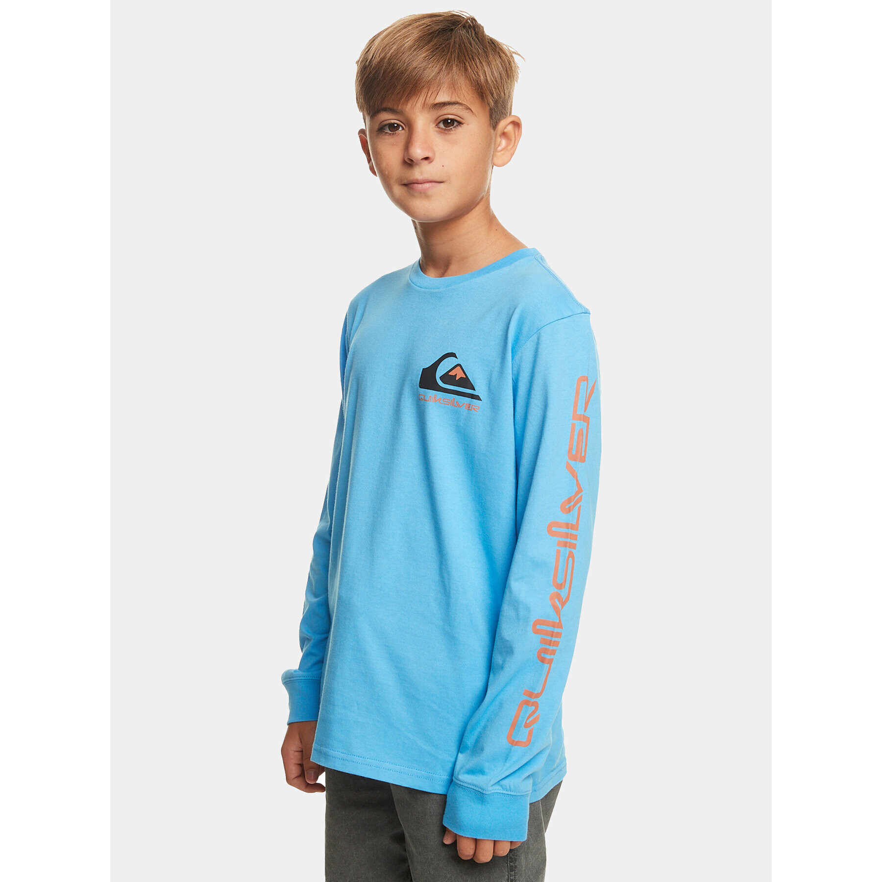 Quiksilver Блуза Omnilogo Tees EQBZT04665 Син Regular Fit - Pepit.bg