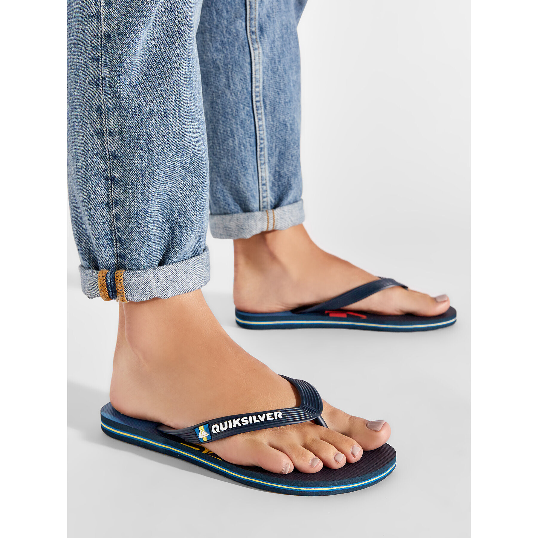 Quiksilver Джапанки AQBL100558 Тъмносин - Pepit.bg