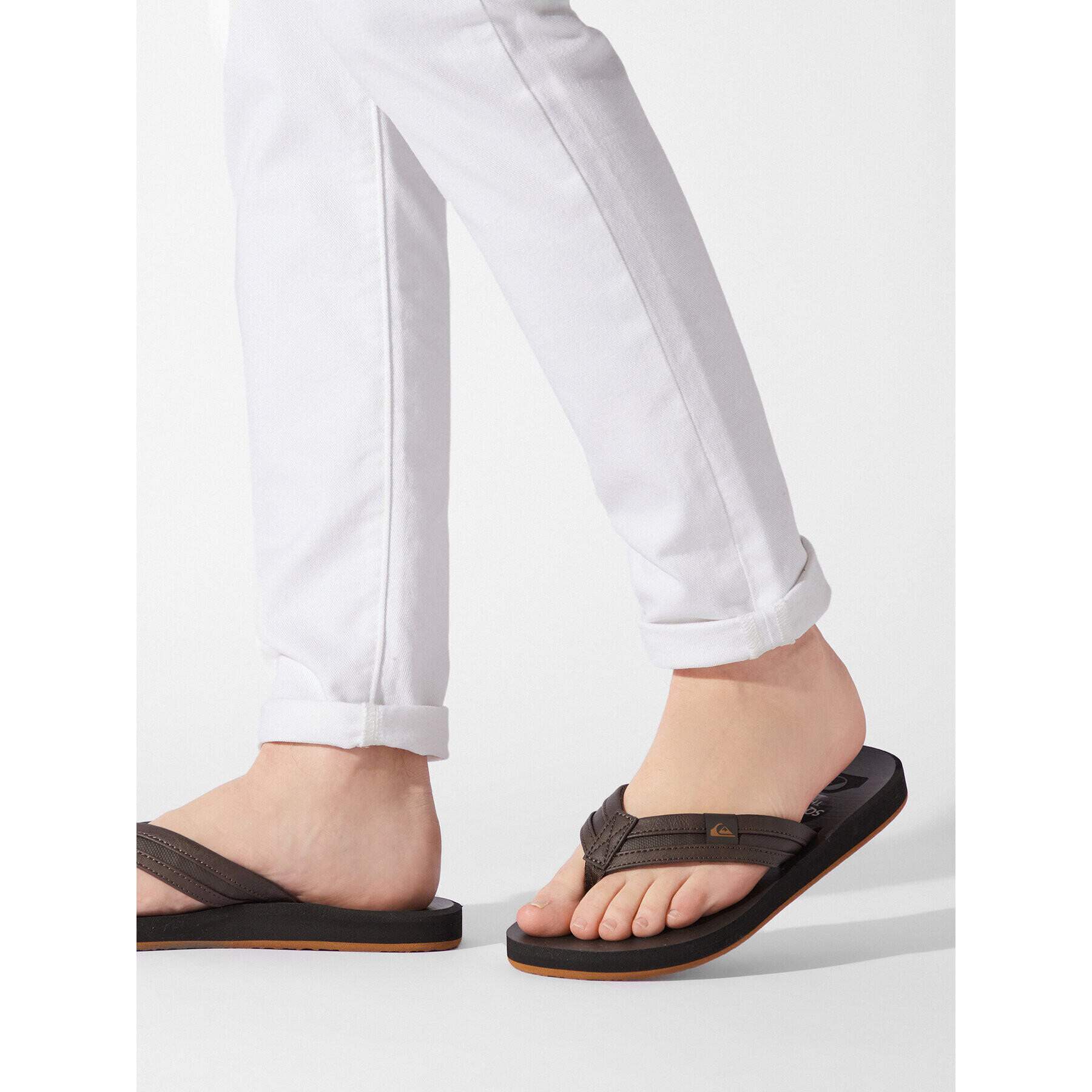 Quiksilver Джапанки AQYL100886 Кафяв - Pepit.bg