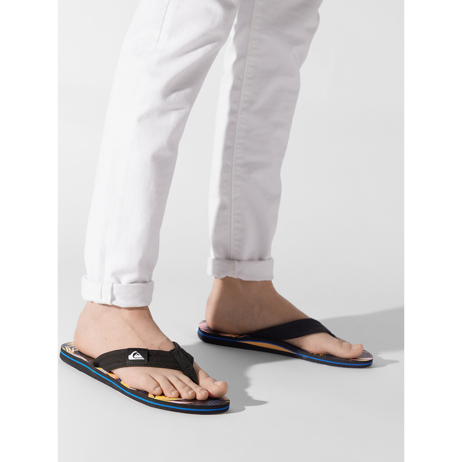 Quiksilver Джапанки AQYL101339 Черен - Pepit.bg