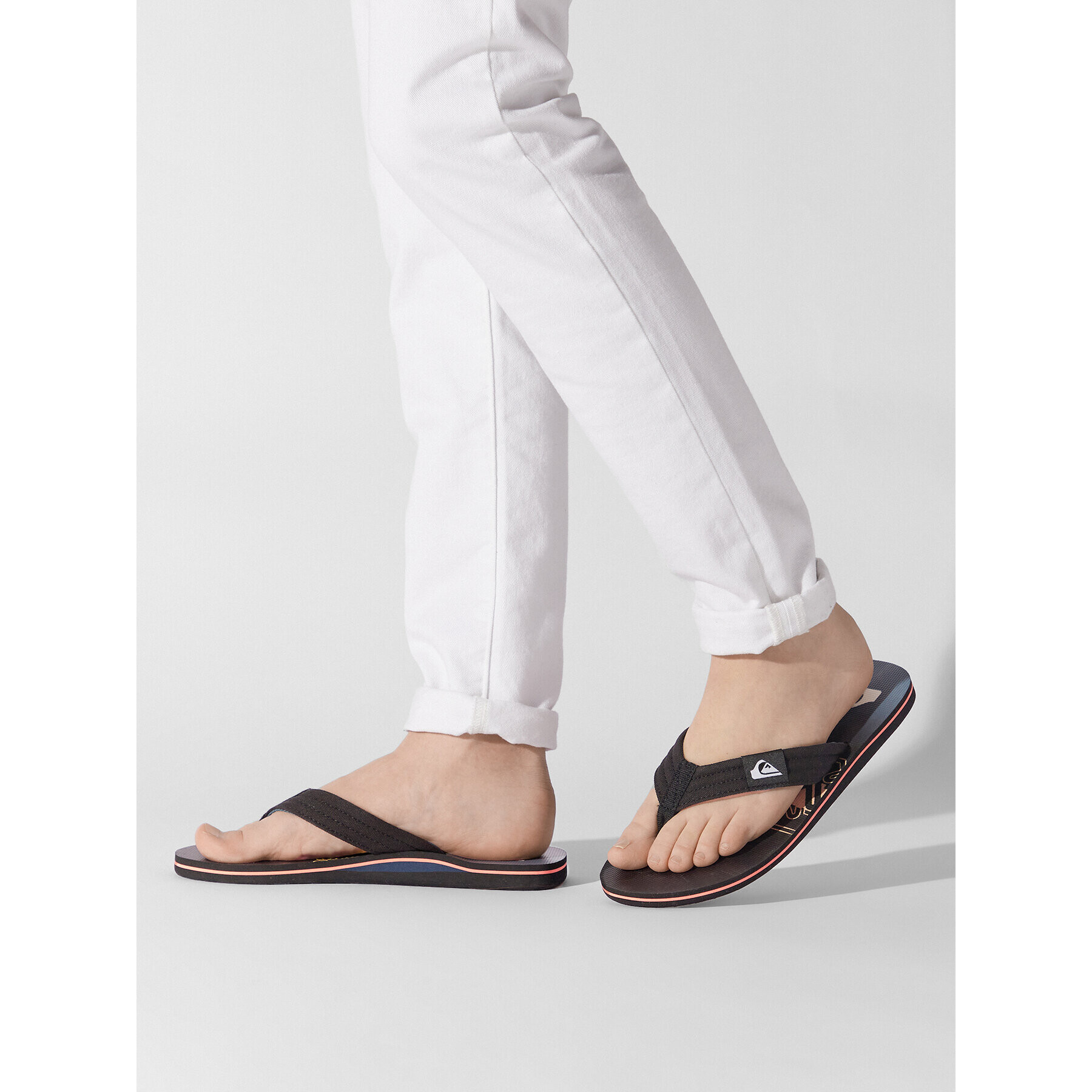 Quiksilver Джапанки AQYL101339 Черен - Pepit.bg