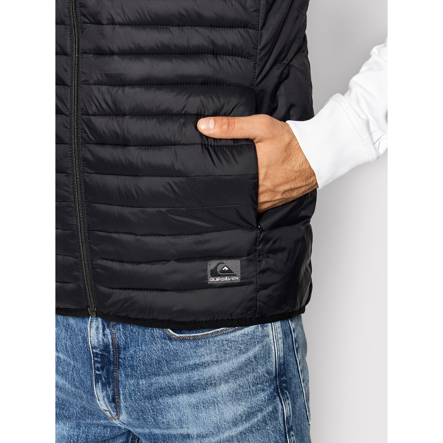 Quiksilver Елек EQYJK03754 Черен Regular Fit - Pepit.bg