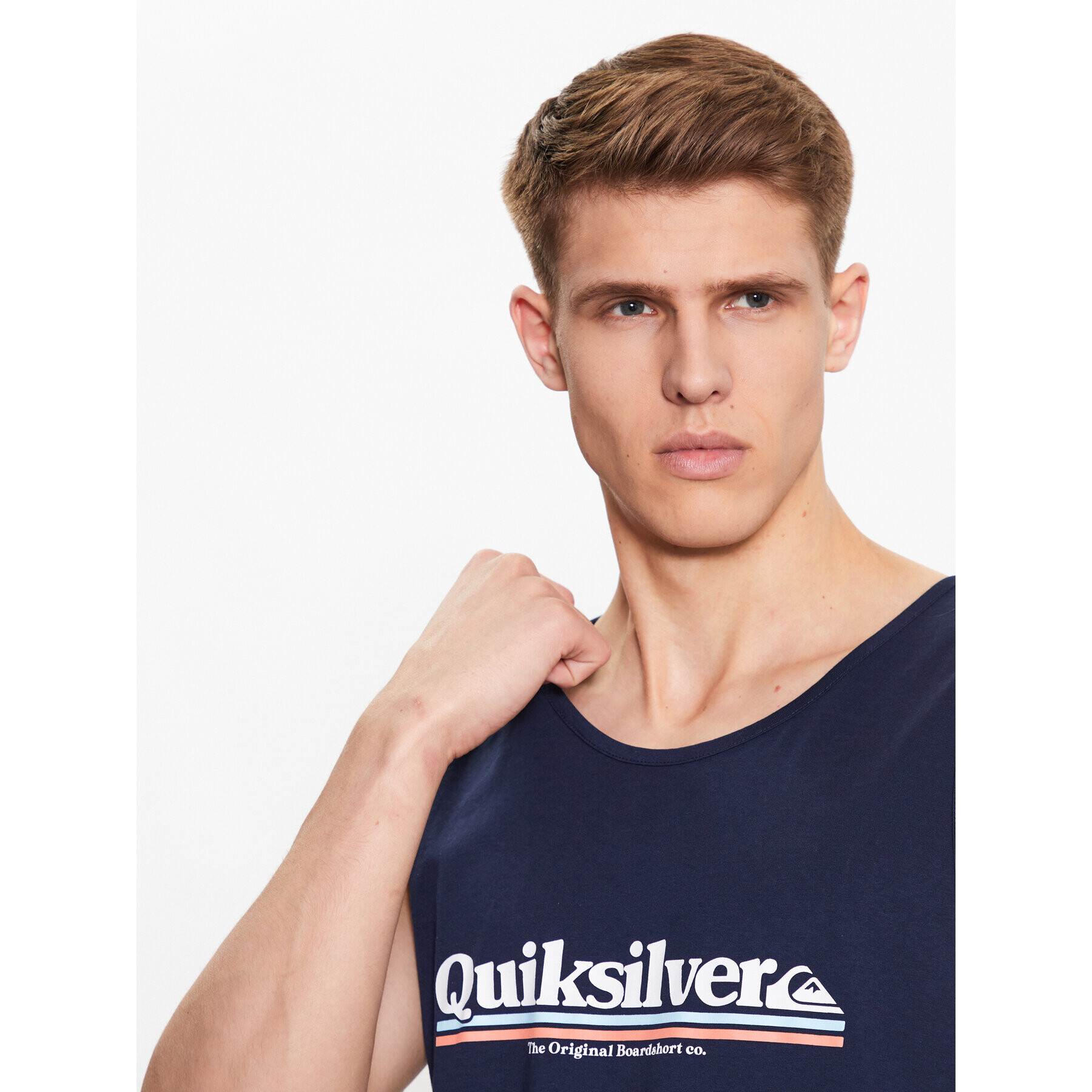 Quiksilver Мъжки топ Between The Lines EQYZT07237 Тъмносин Regular Fit - Pepit.bg