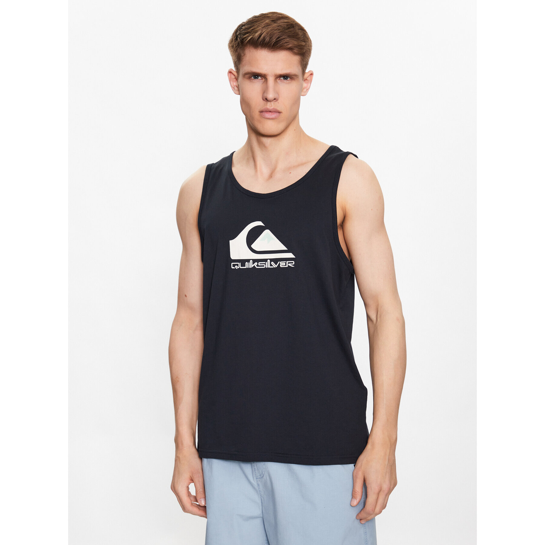 Quiksilver Мъжки топ Big Logo EQYZT07236 Черен Regular Fit - Pepit.bg