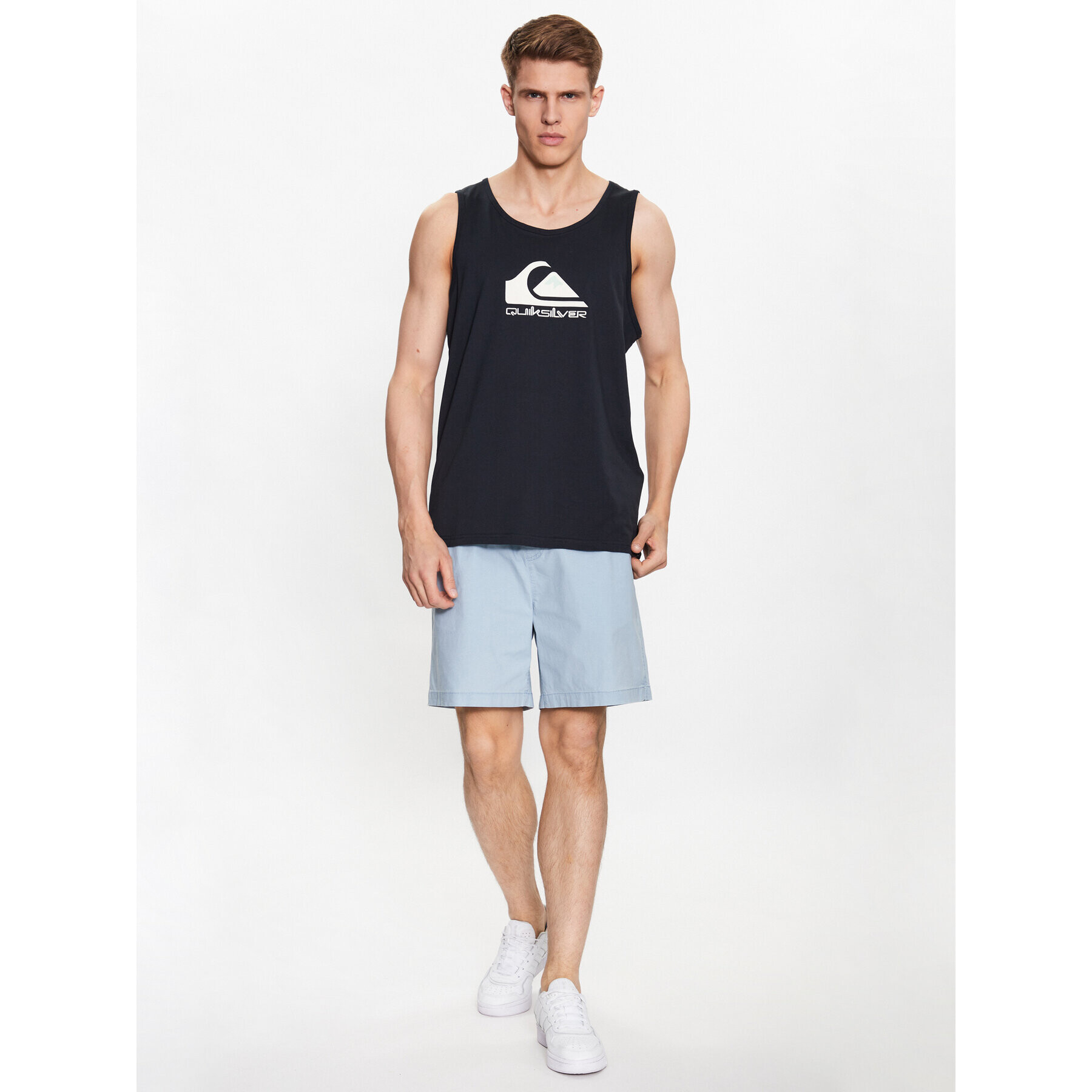 Quiksilver Мъжки топ Big Logo EQYZT07236 Черен Regular Fit - Pepit.bg