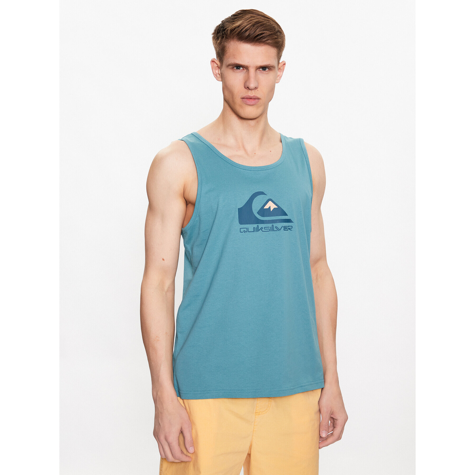 Quiksilver Мъжки топ Big Logo EQYZT07236 Син Regular Fit - Pepit.bg