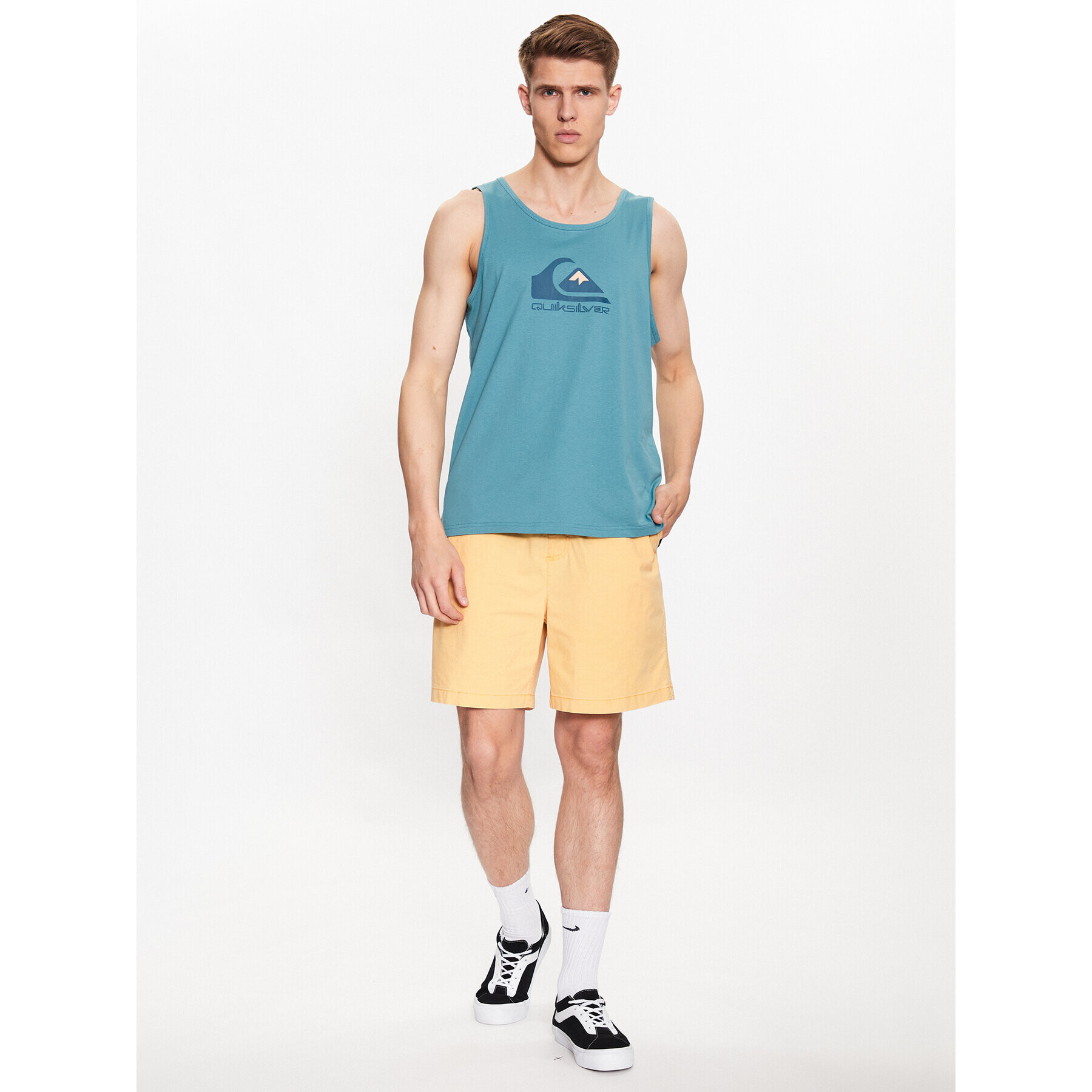 Quiksilver Мъжки топ Big Logo EQYZT07236 Син Regular Fit - Pepit.bg