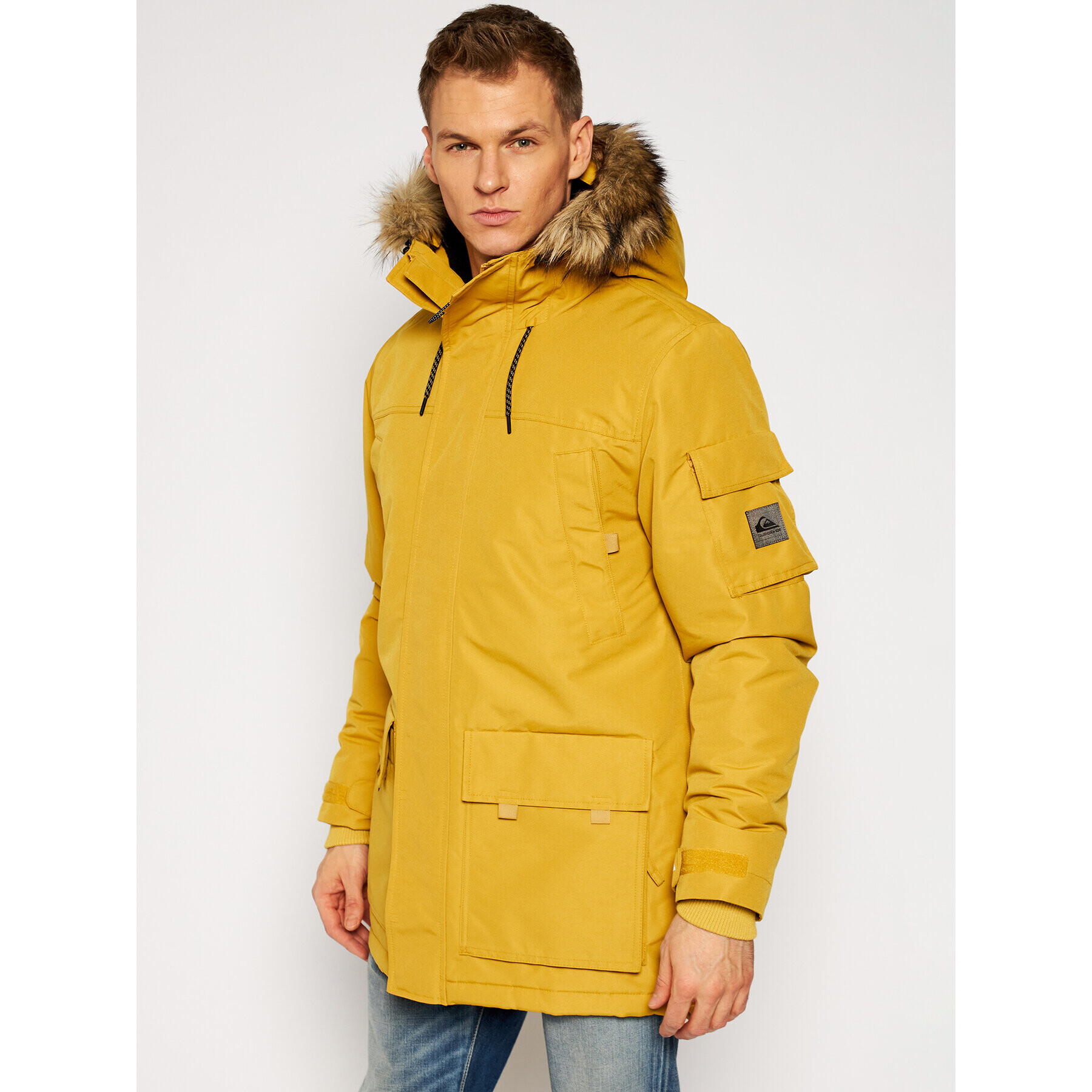 Quiksilver Парка Ferris EQYJK03616 Жълт Regular Fit - Pepit.bg