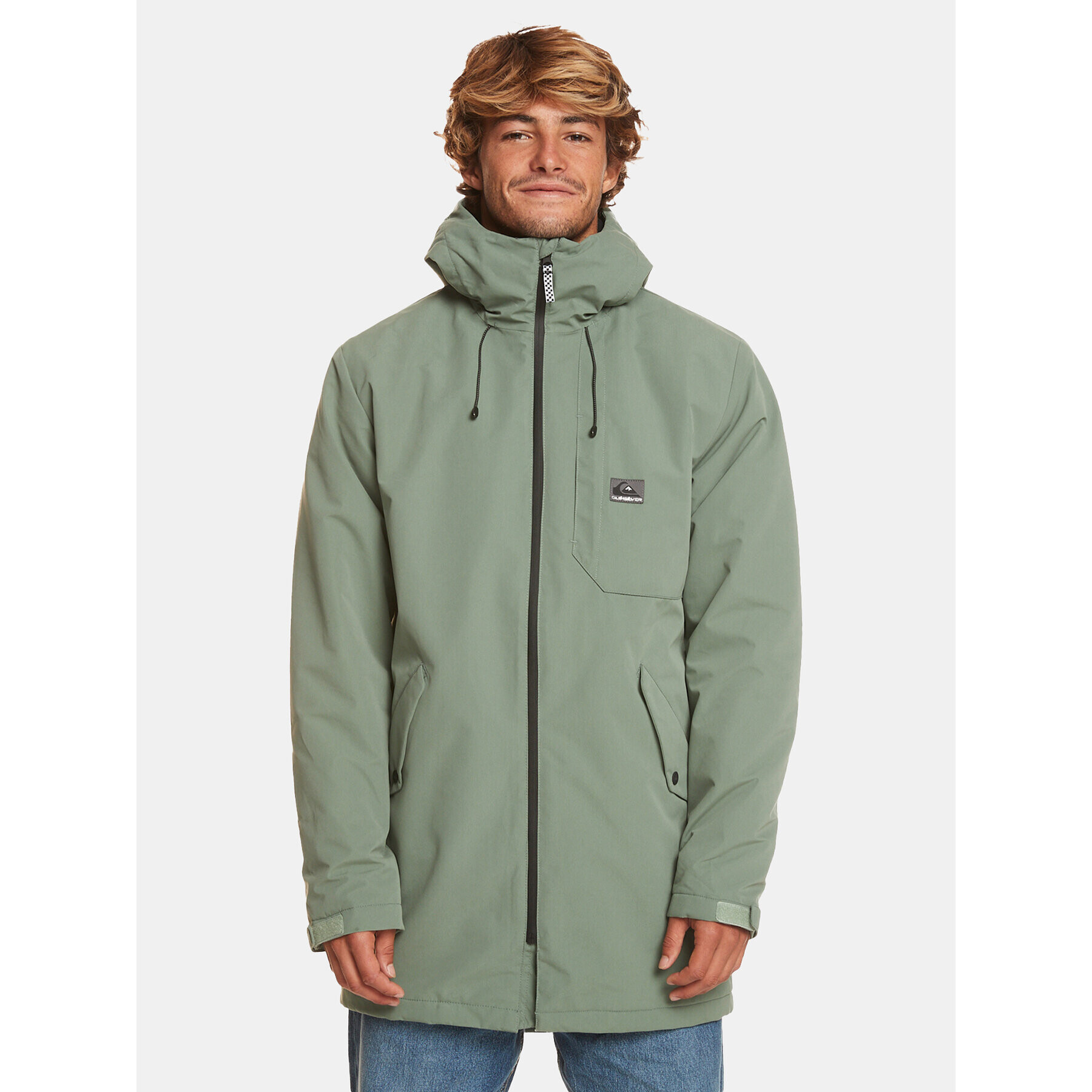 Quiksilver Парка New Skyward Jckt EQYJK03983 Зелен Regular Fit - Pepit.bg