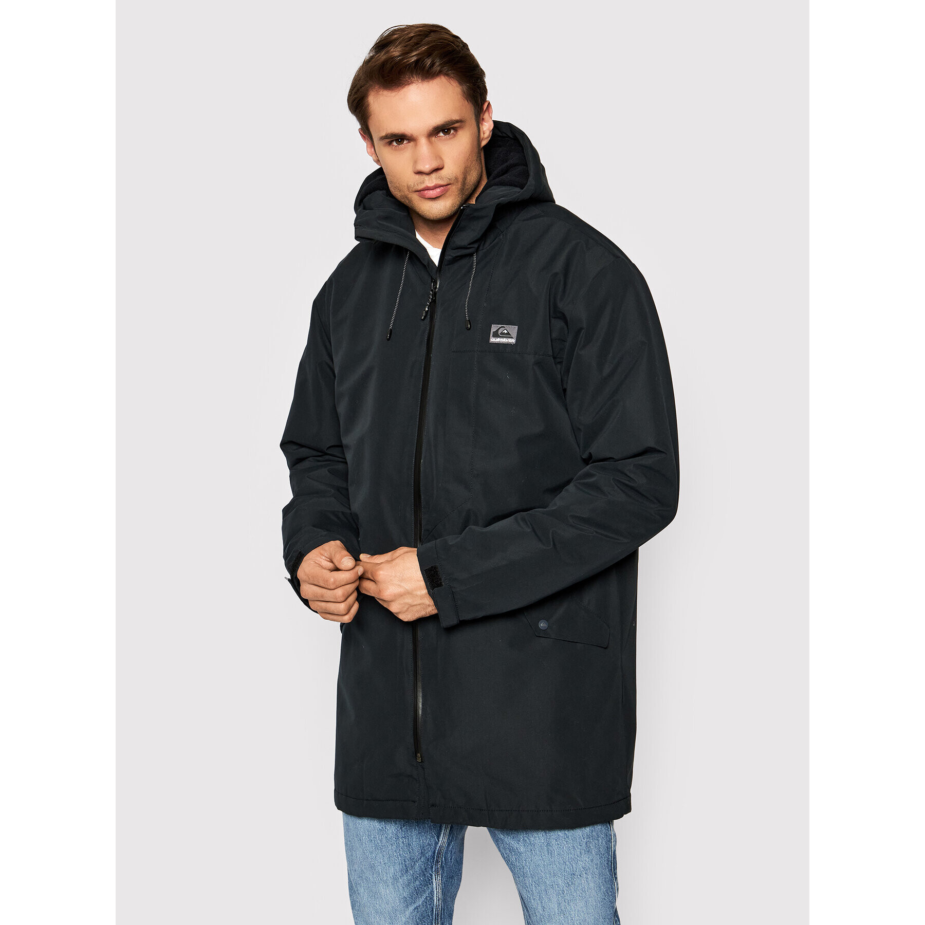 Quiksilver Парка Skyward EQYJK03758 Черен Regular Fit - Pepit.bg