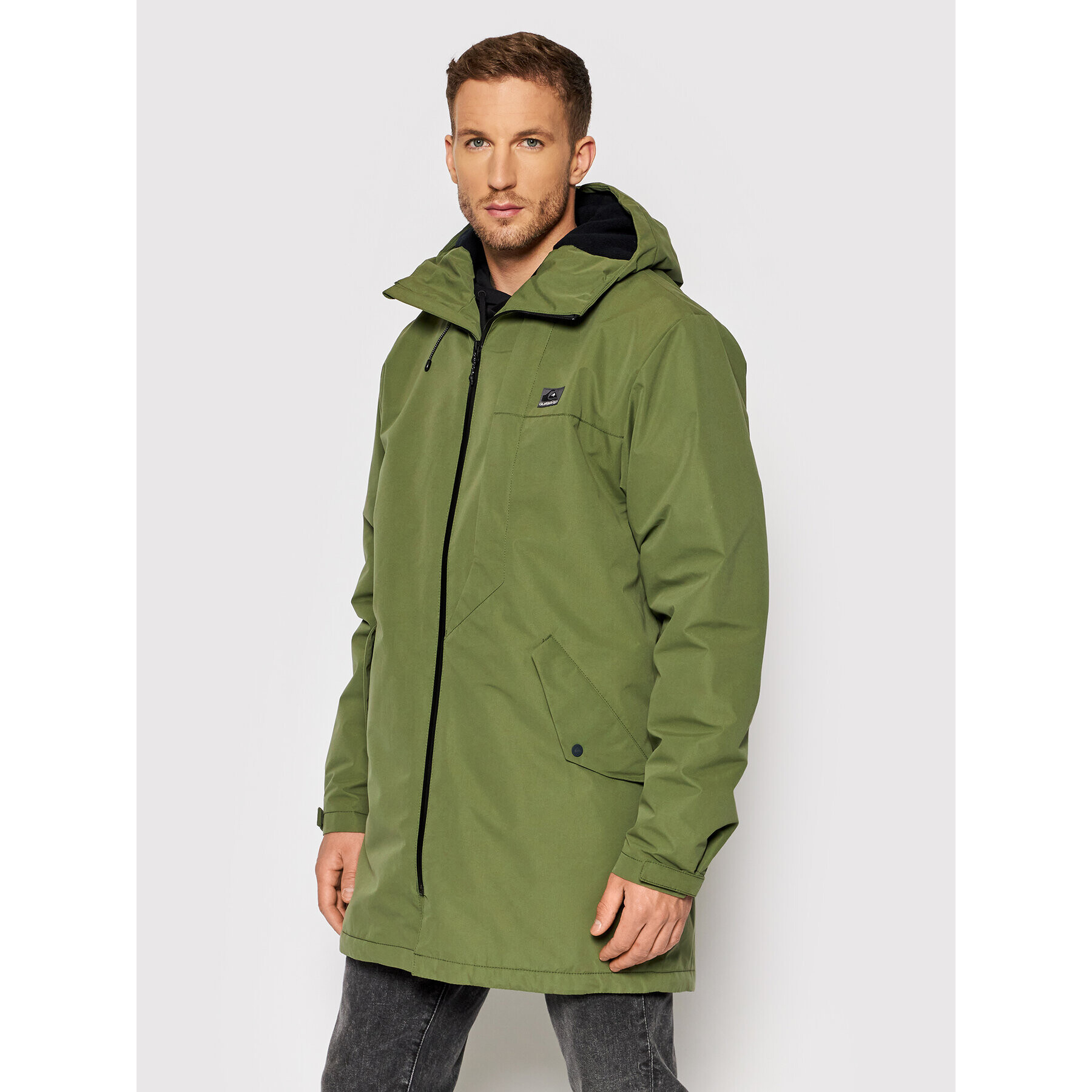 Quiksilver Парка Skyward EQYJK03758 Зелен Regular Fit - Pepit.bg