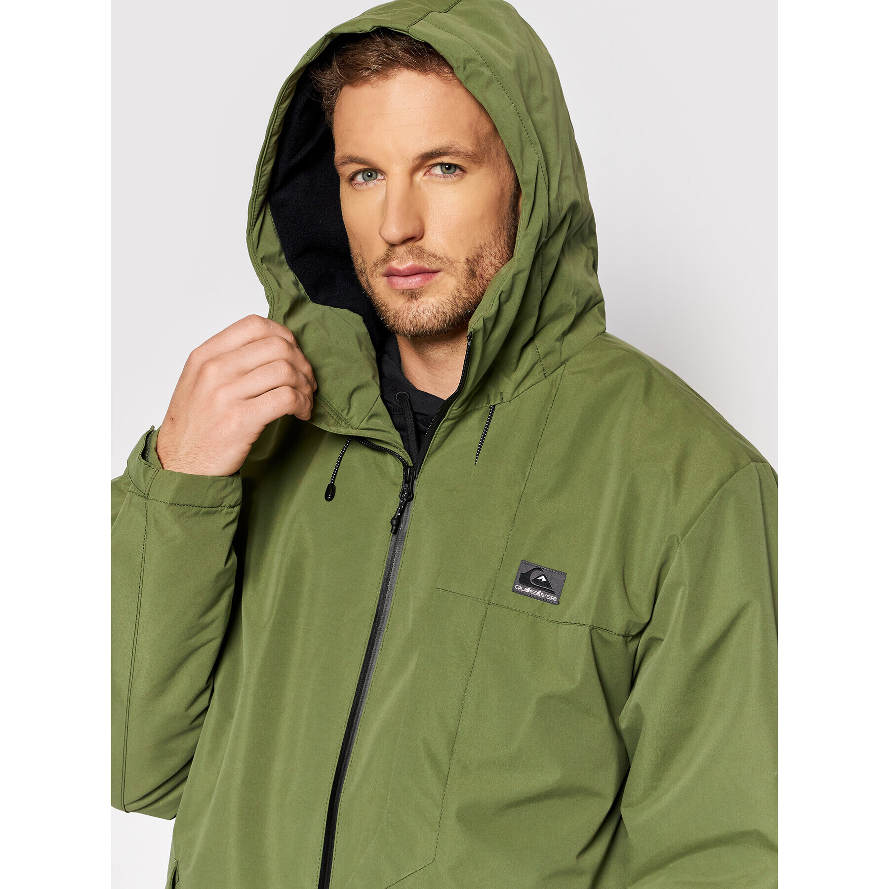 Quiksilver Парка Skyward EQYJK03758 Зелен Regular Fit - Pepit.bg