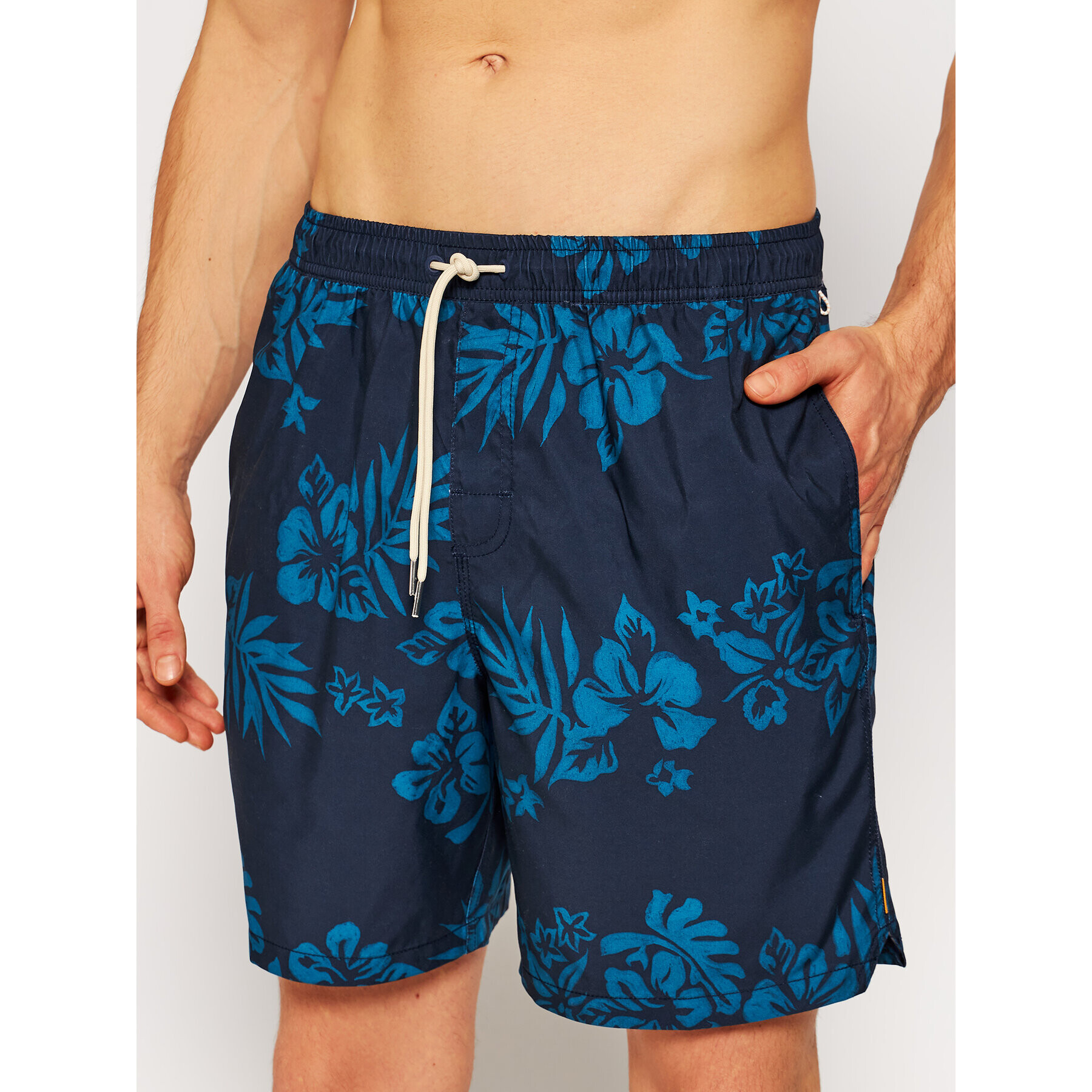 Quiksilver Плувни шорти Floral Feelings 18" Volleys EQMJV03059 Син Regular Fit - Pepit.bg