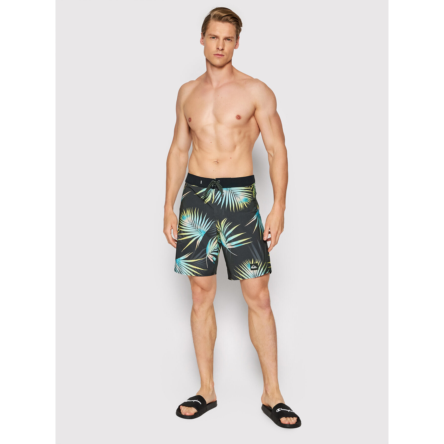 Quiksilver Плувни шорти Highlite Arch EQYBS04648 Черен Regular Fit - Pepit.bg