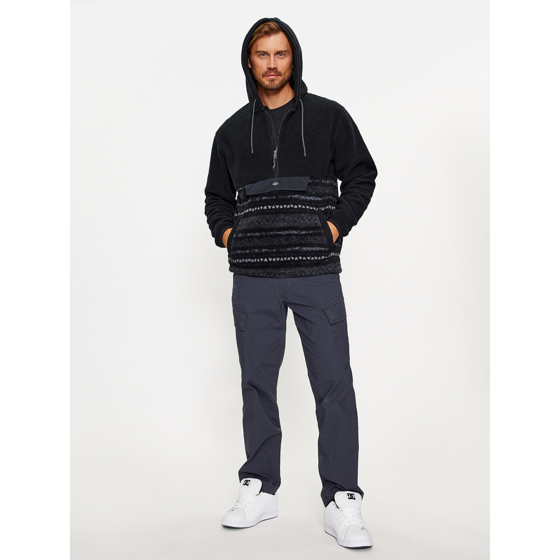 Quiksilver Полар Clean Coasts Otlr EQYFT04801 Черен Regular Fit - Pepit.bg