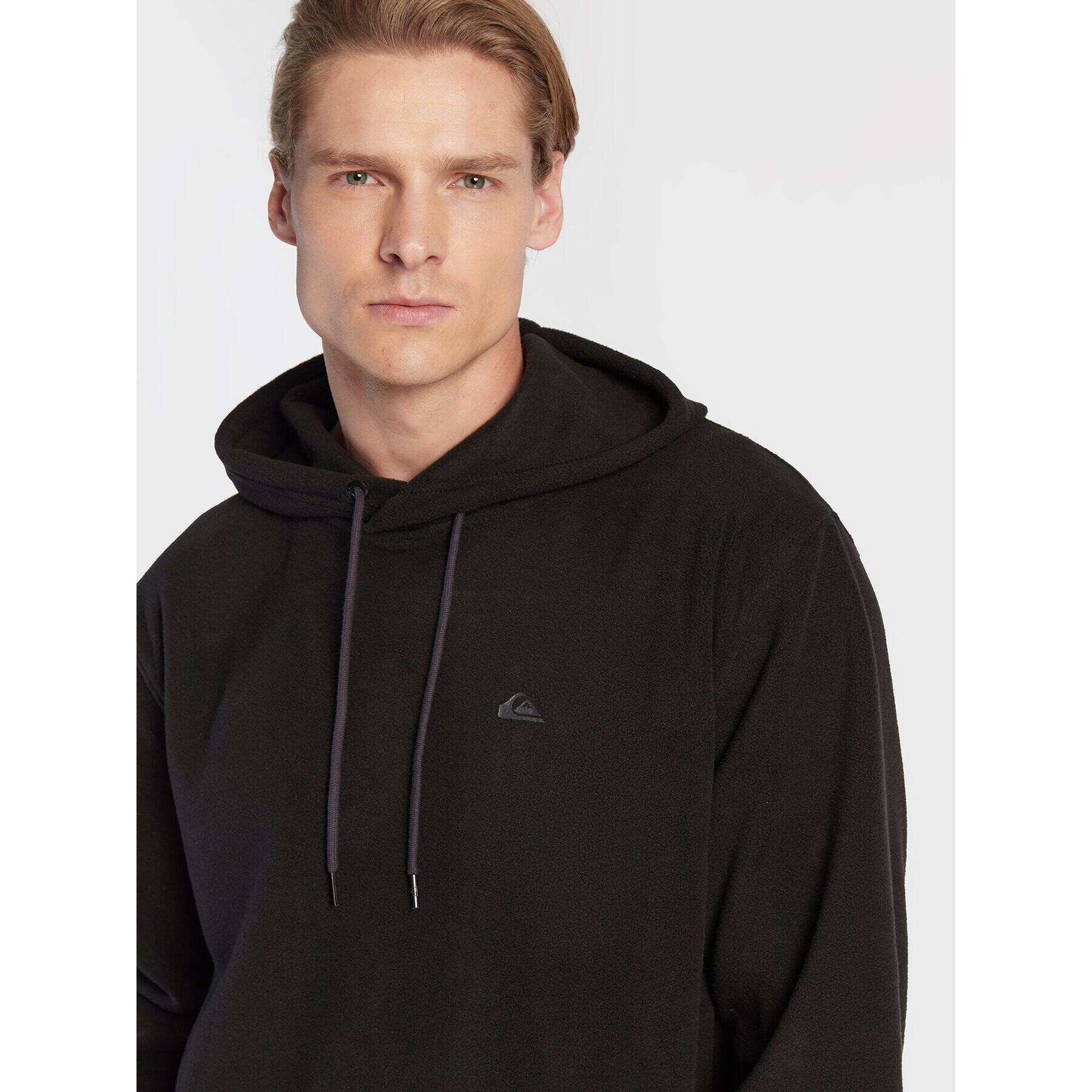 Quiksilver Полар Essentials EQYFT04472 Черен Classic Fit - Pepit.bg