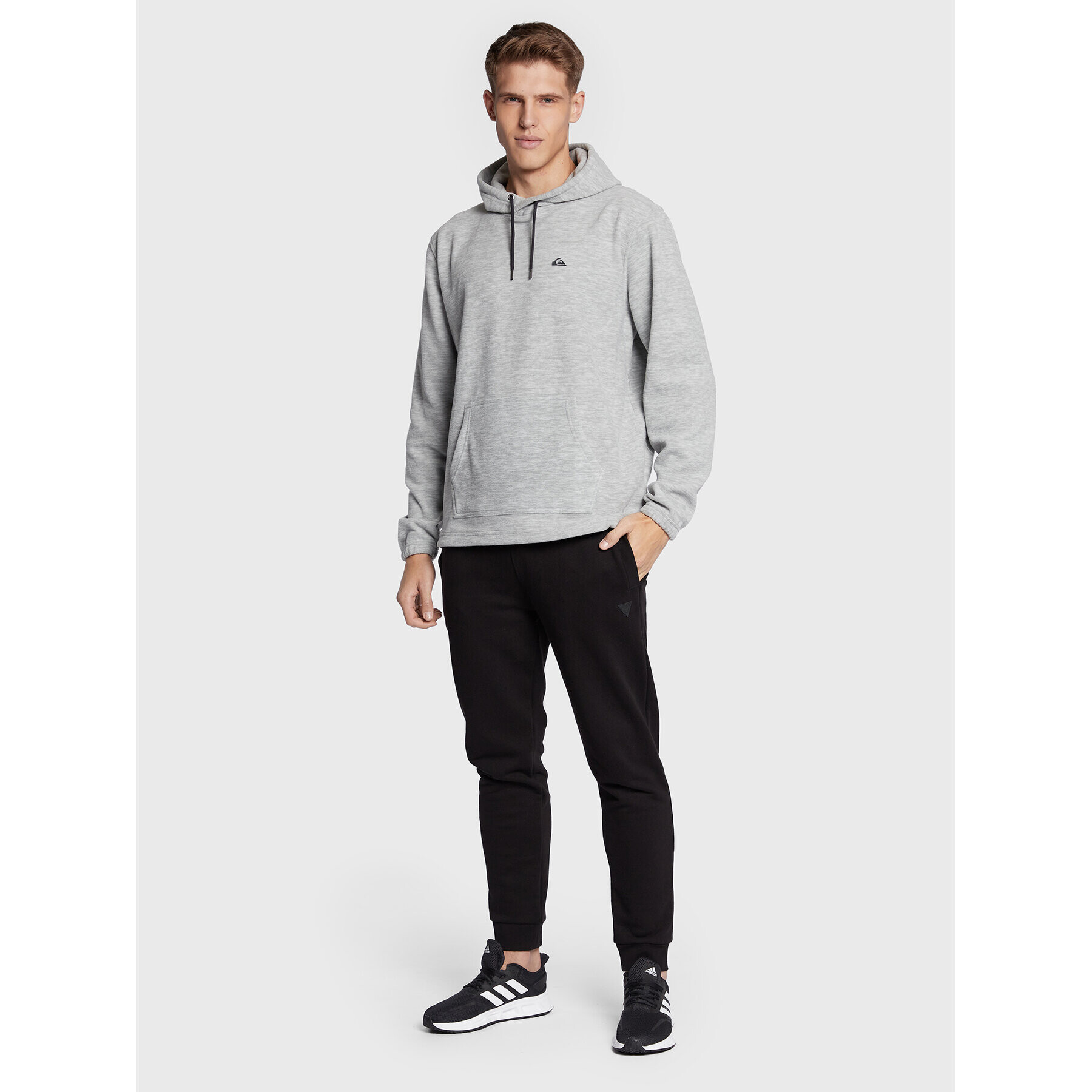 Quiksilver Полар Essentials EQYFT04472 Сив Regular Fit - Pepit.bg