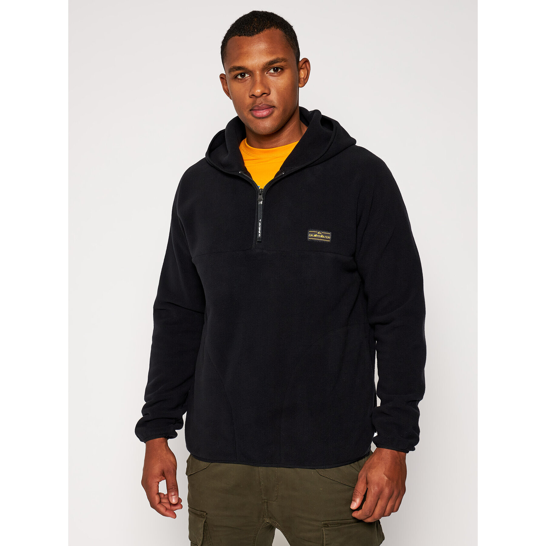 Quiksilver Полар Lost Wander EQYFT04233 Черен Regular Fit - Pepit.bg