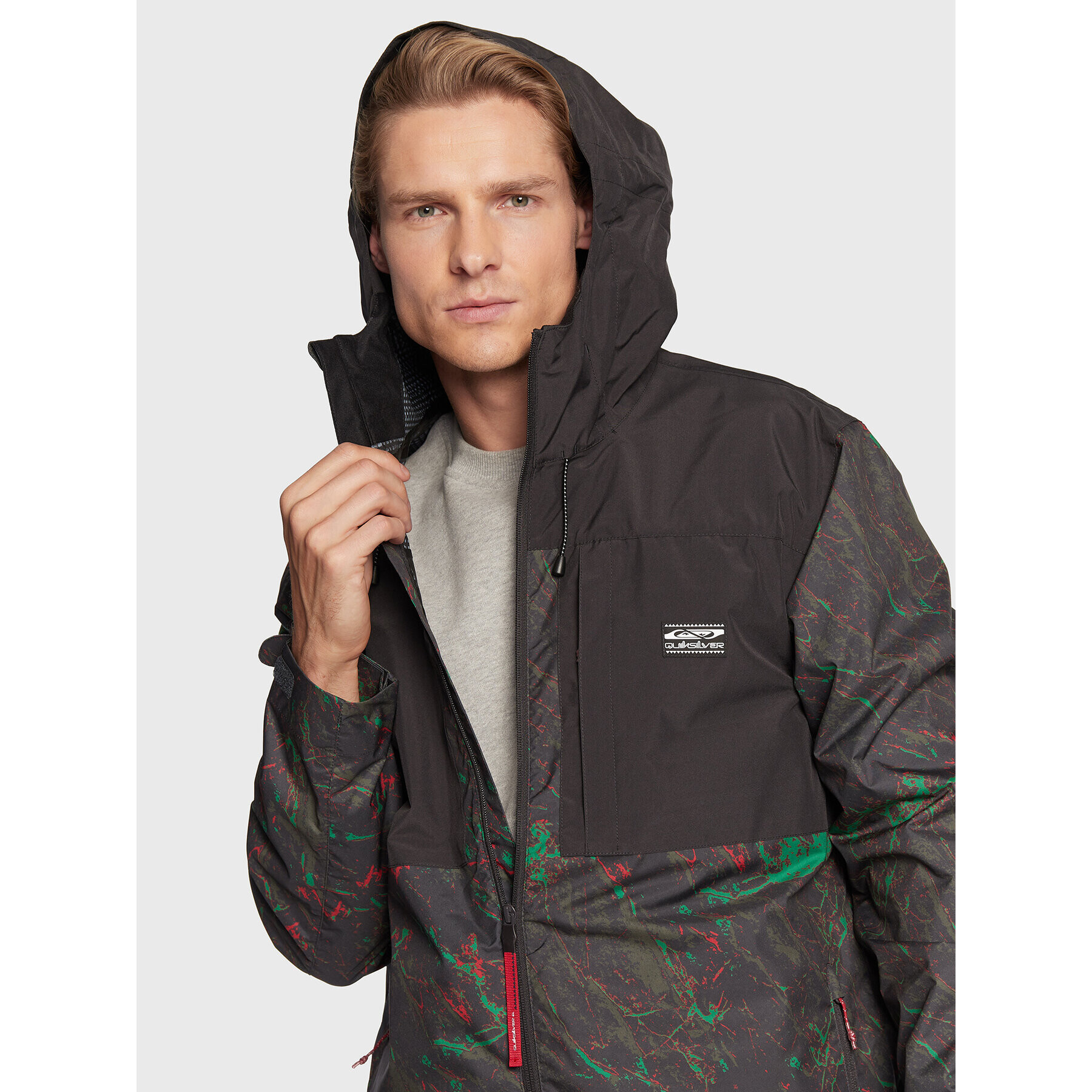 Quiksilver Преходно яке Lizard Heads EQYJK03819 Черен Regular Fit - Pepit.bg