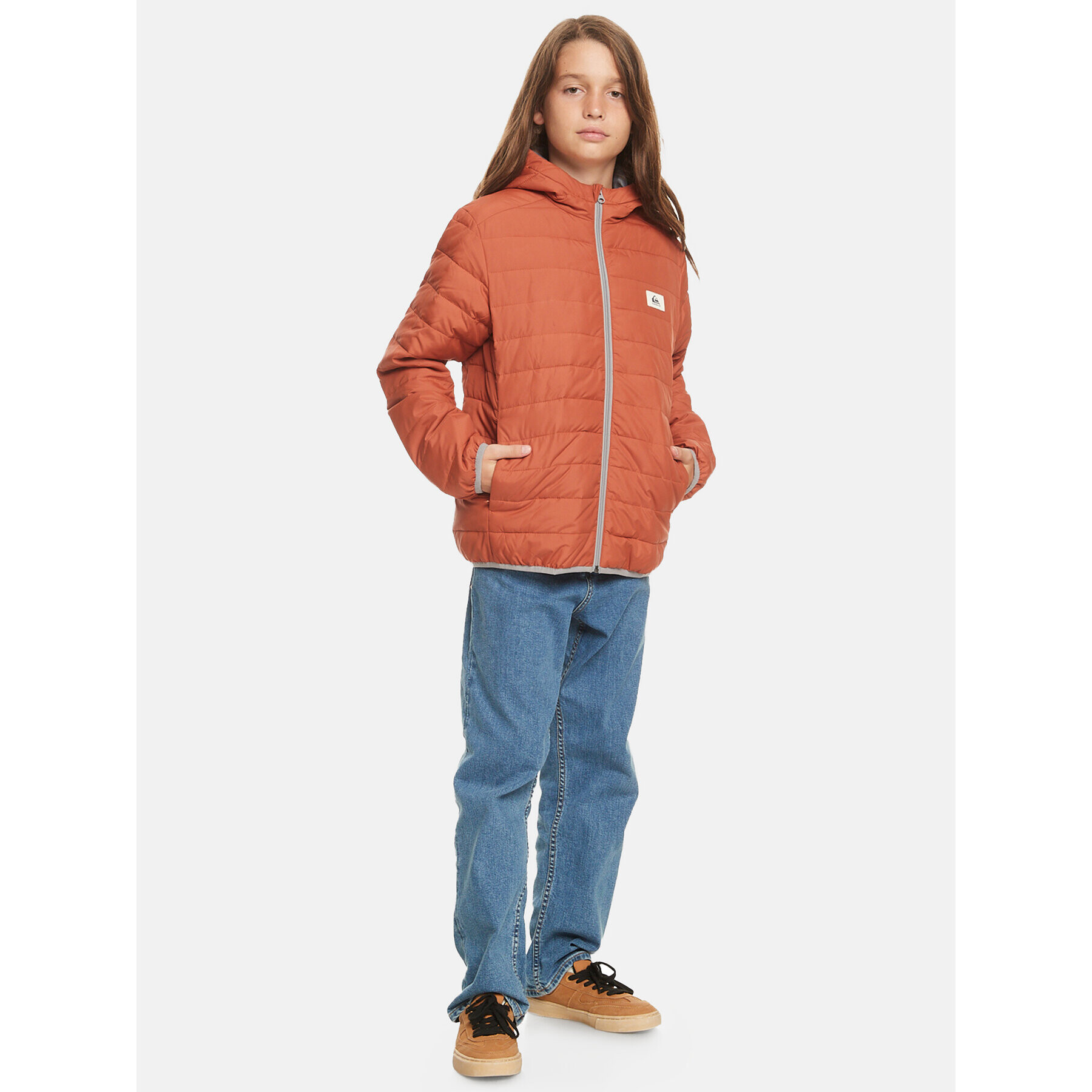 Quiksilver Преходно яке Scaly Jckt EQBJK03275 Оранжев Regular Fit - Pepit.bg