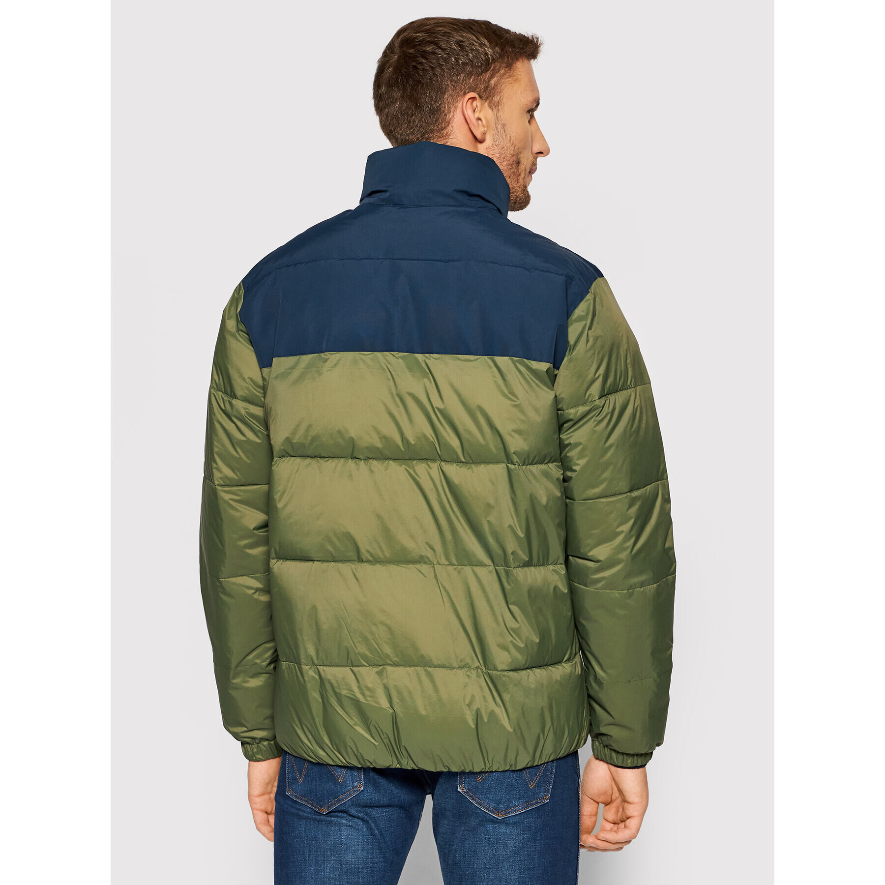 Quiksilver Пухено яке Wolfs Shoulders EQYJK03760 Зелен Regular Fit - Pepit.bg