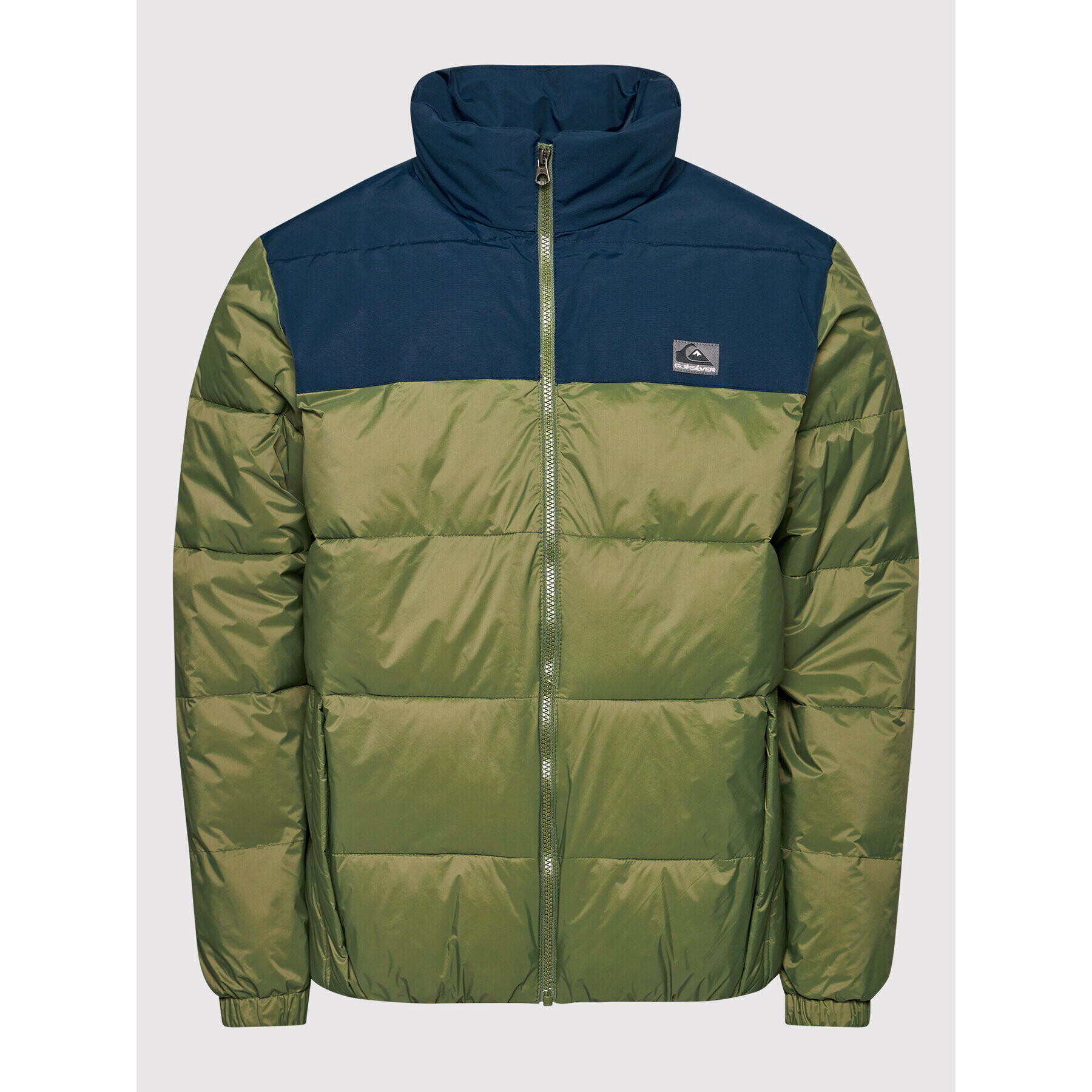 Quiksilver Пухено яке Wolfs Shoulders EQYJK03760 Зелен Regular Fit - Pepit.bg