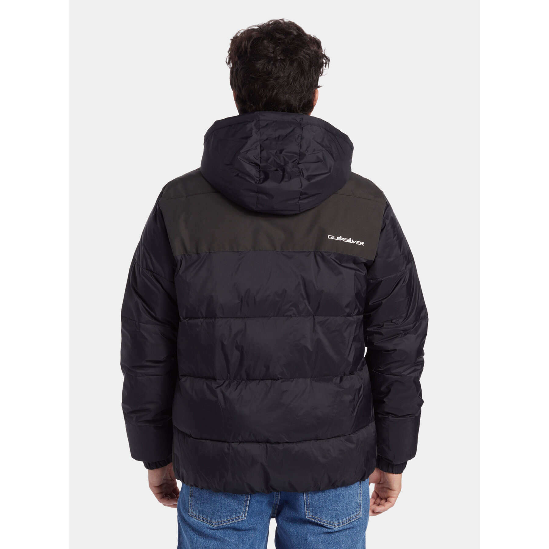 Quiksilver Пухено яке Wolfs Shoulder Jckt EQYJK03990 Черен Regular Fit - Pepit.bg