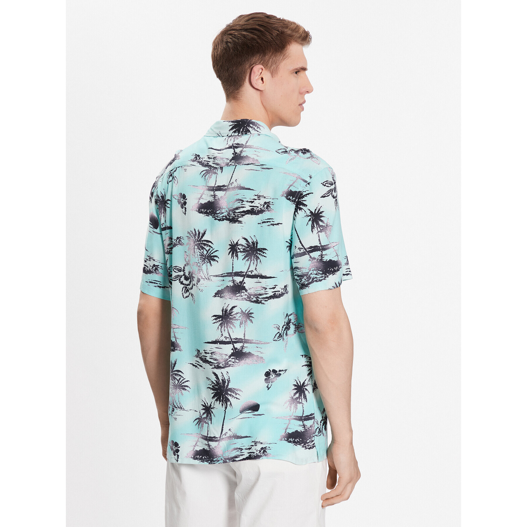 Quiksilver Риза Air Flow EQYWT04475 Зелен Regular Fit - Pepit.bg