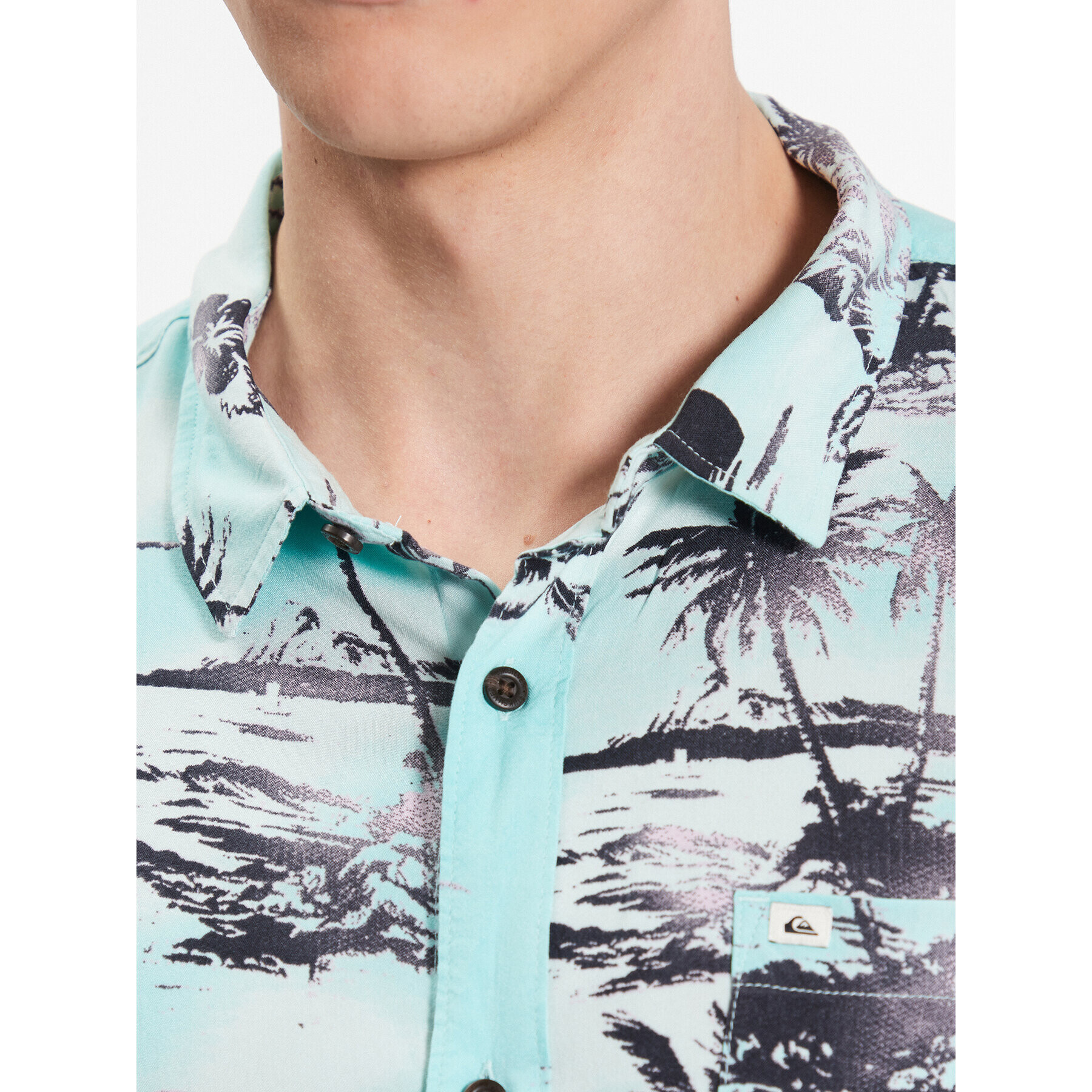 Quiksilver Риза Air Flow EQYWT04475 Зелен Regular Fit - Pepit.bg