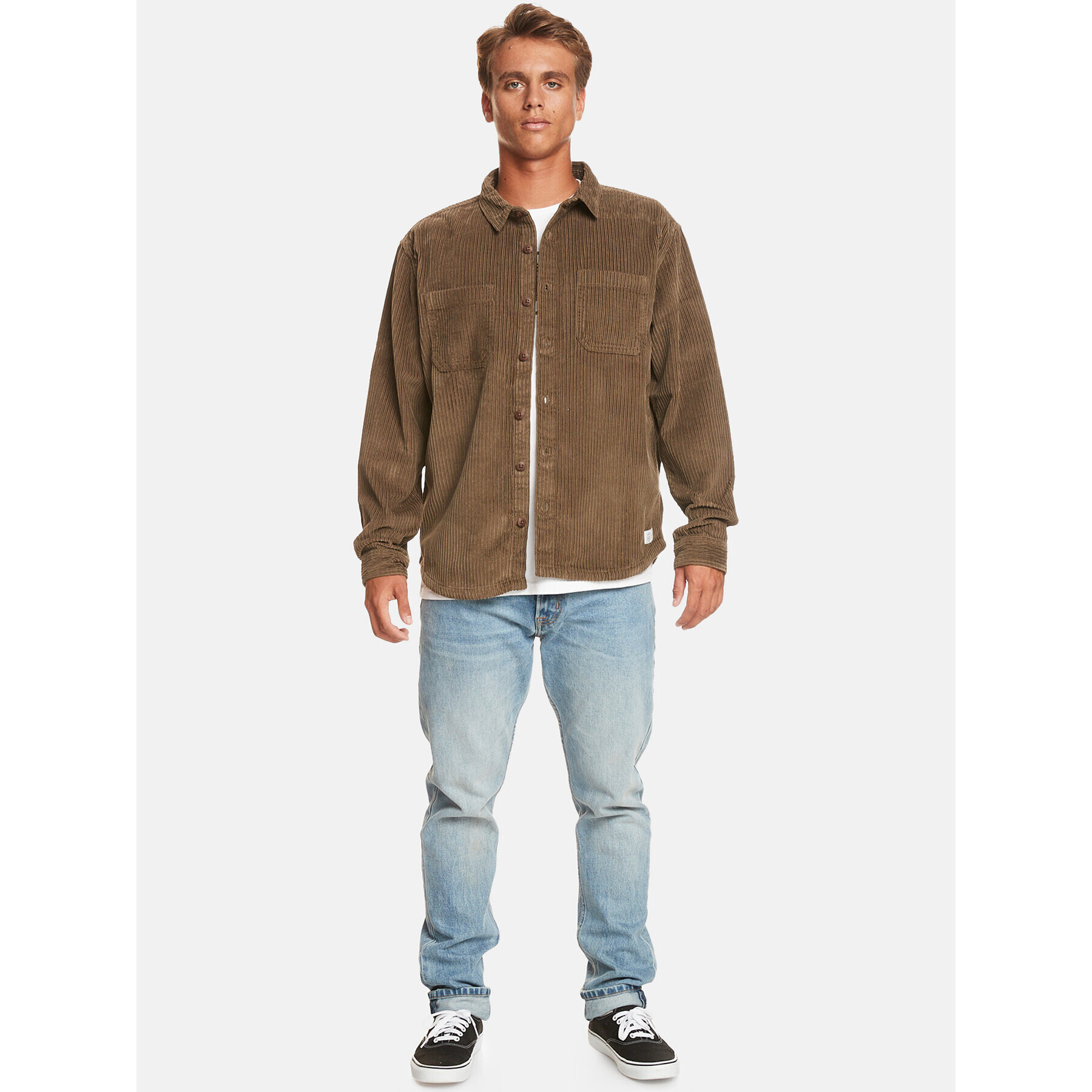 Quiksilver Риза Bogroy Wvtp EQYWT04516 Кафяв Regular Fit - Pepit.bg