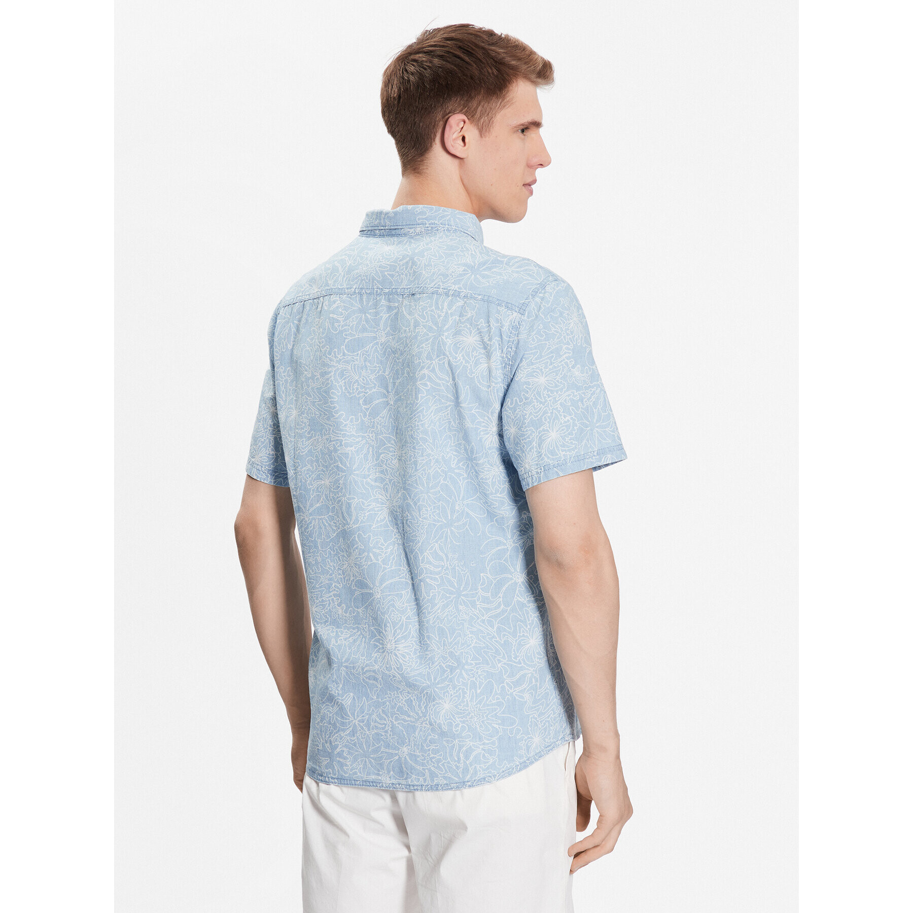Quiksilver Риза Collaborativ Pro EQYWT04472 Син Regular Fit - Pepit.bg