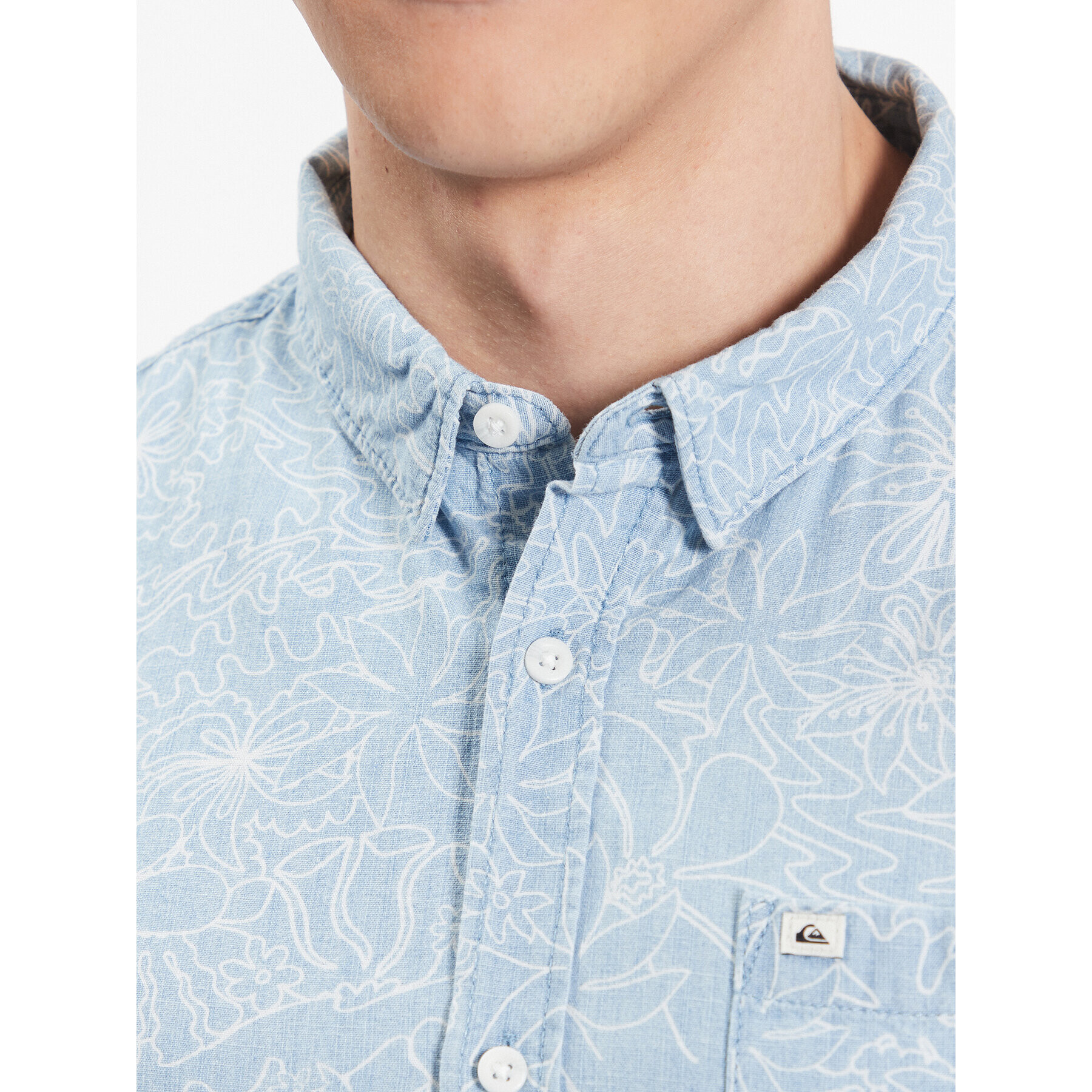 Quiksilver Риза Collaborativ Pro EQYWT04472 Син Regular Fit - Pepit.bg
