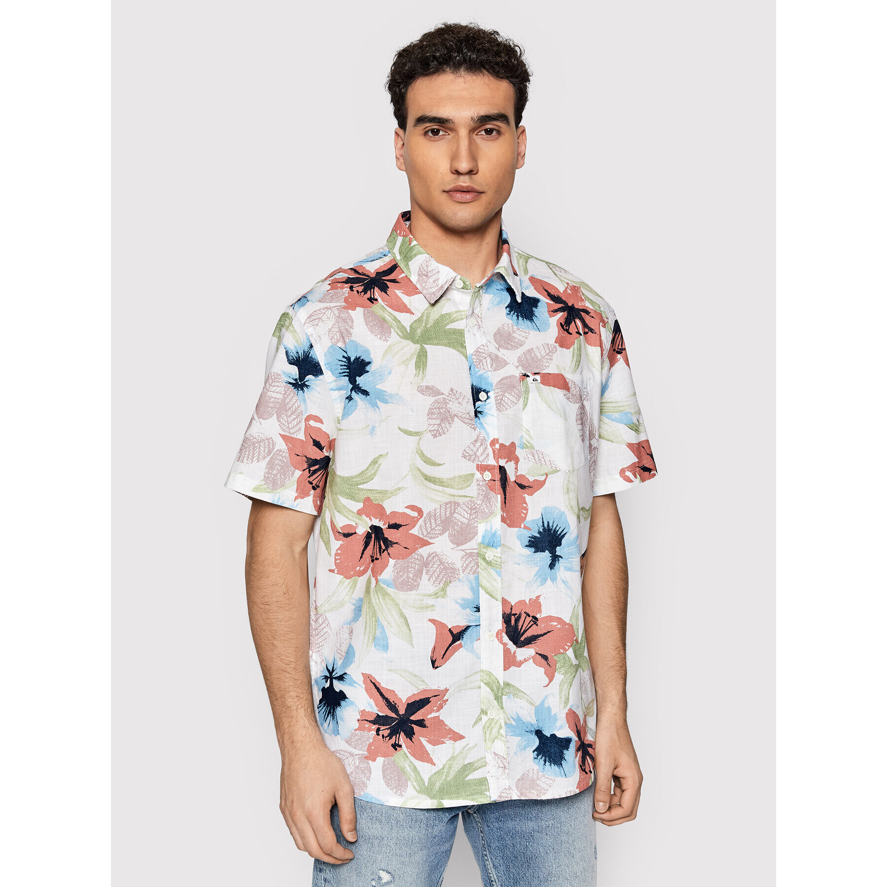 Quiksilver Риза Garden Path EQYWT04286 Цветен Regular Fit - Pepit.bg