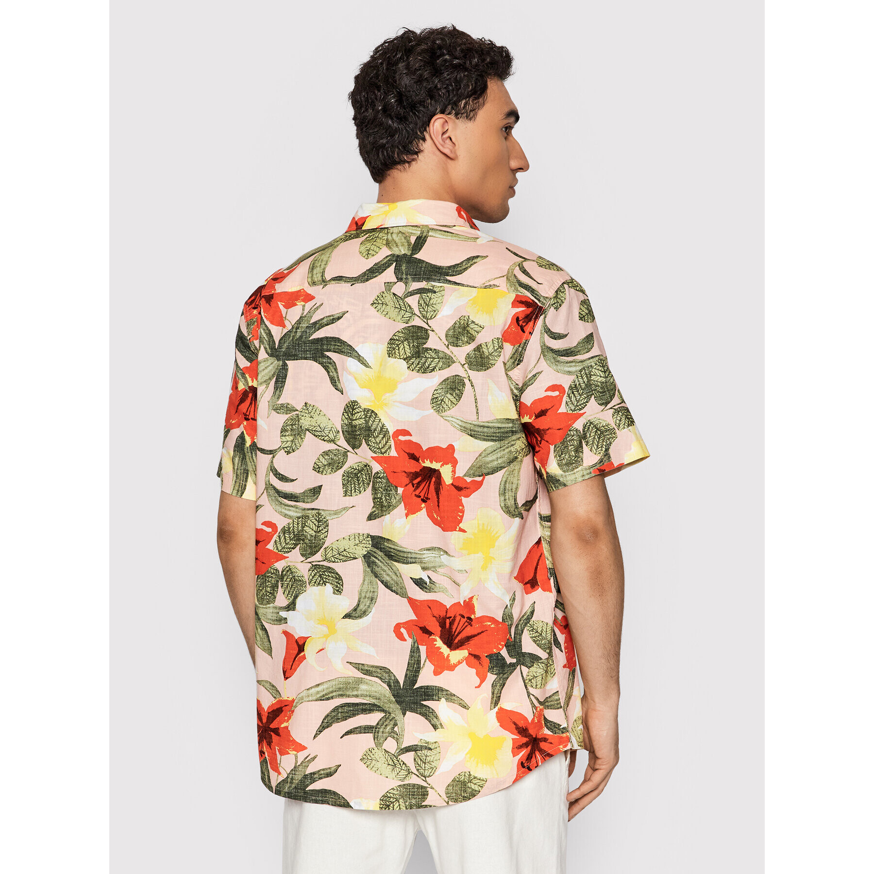Quiksilver Риза Garden Path EQYWT04286 Розов Regular Fit - Pepit.bg