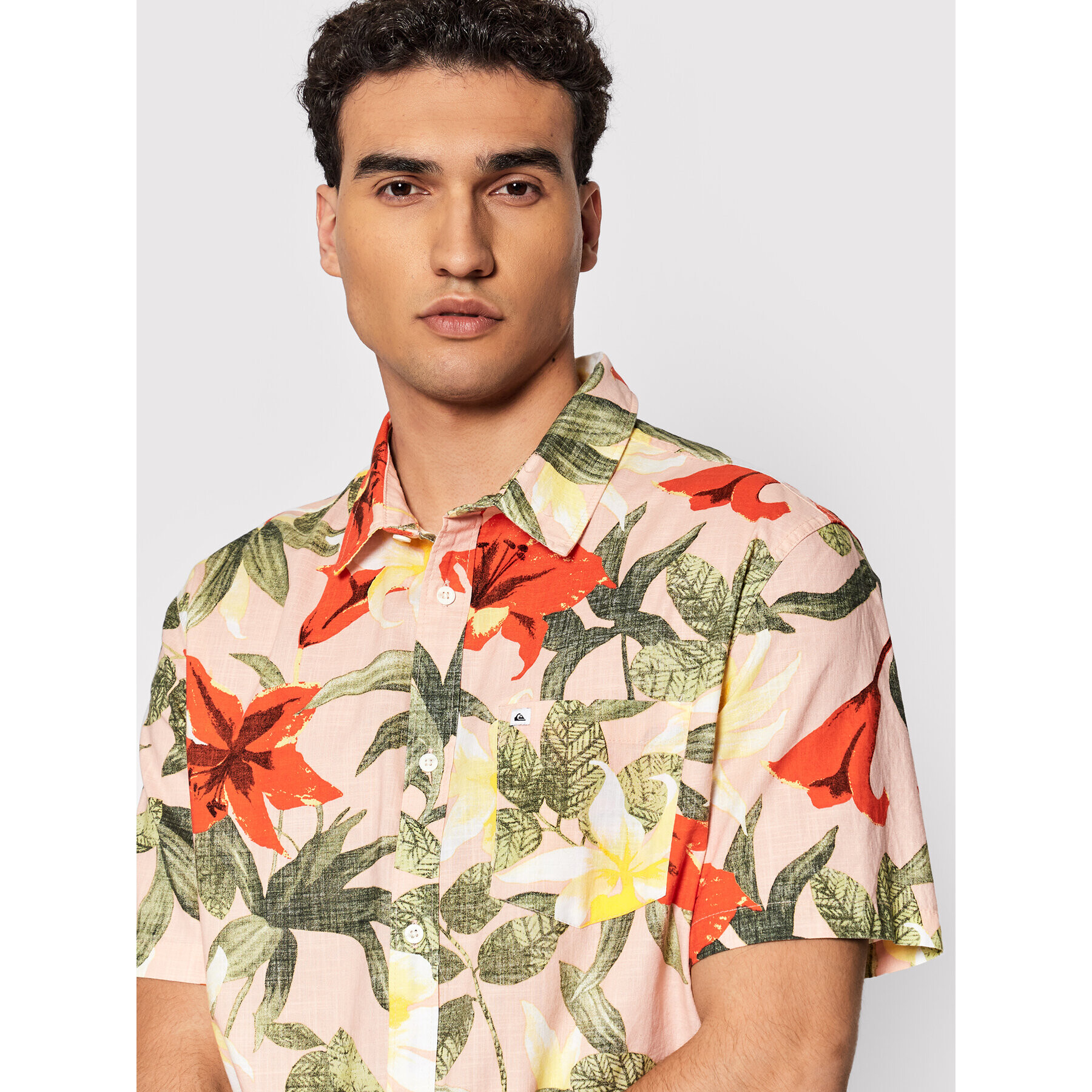Quiksilver Риза Garden Path EQYWT04286 Розов Regular Fit - Pepit.bg