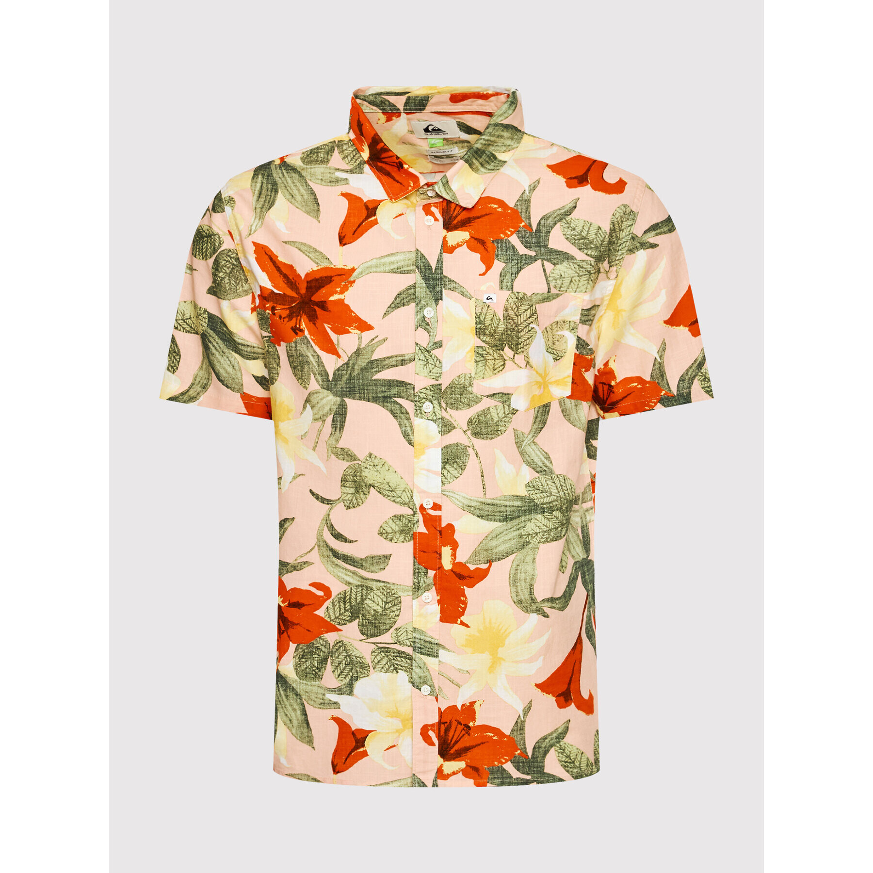 Quiksilver Риза Garden Path EQYWT04286 Розов Regular Fit - Pepit.bg